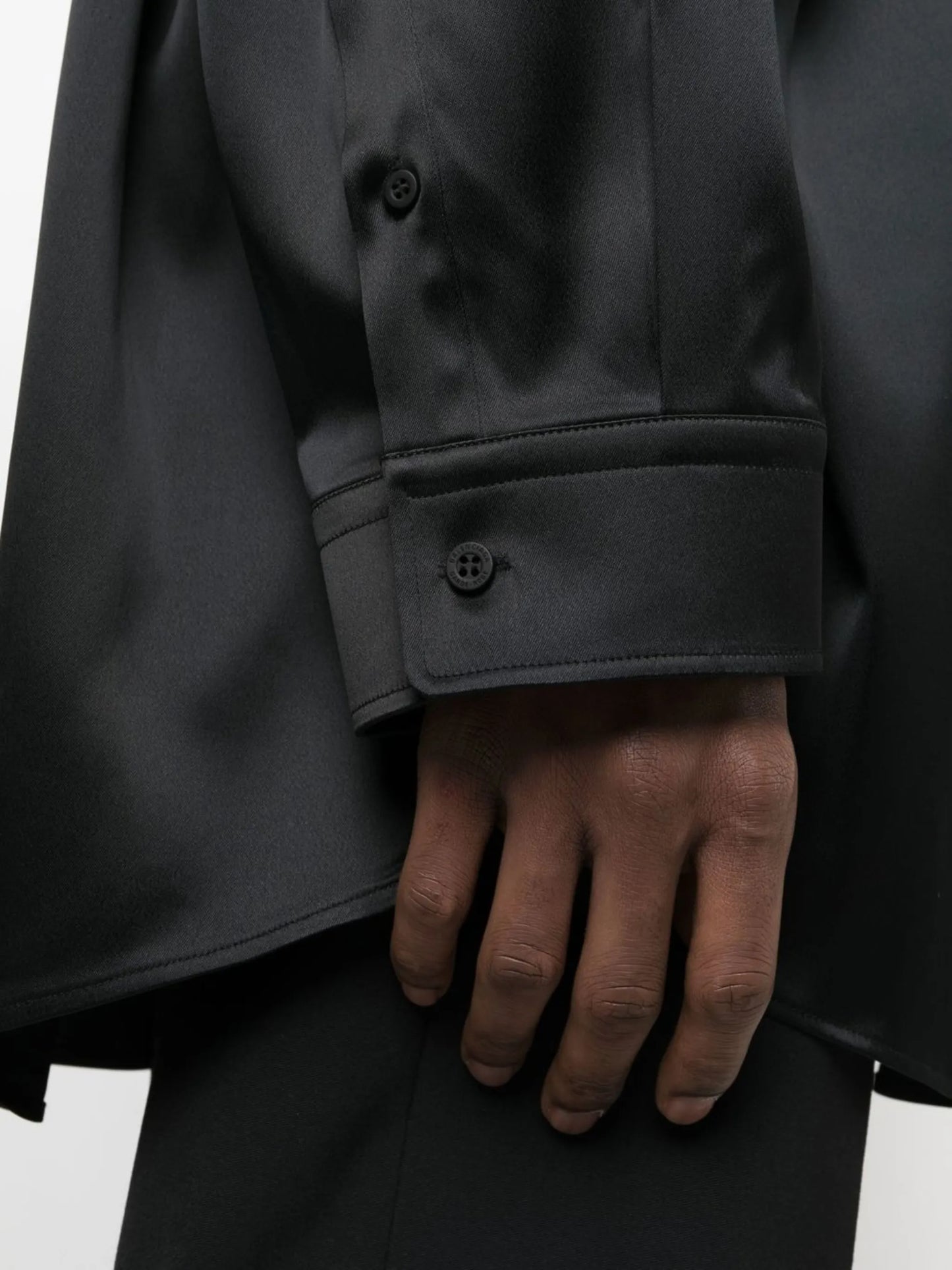 oversized long-sleeve shirt