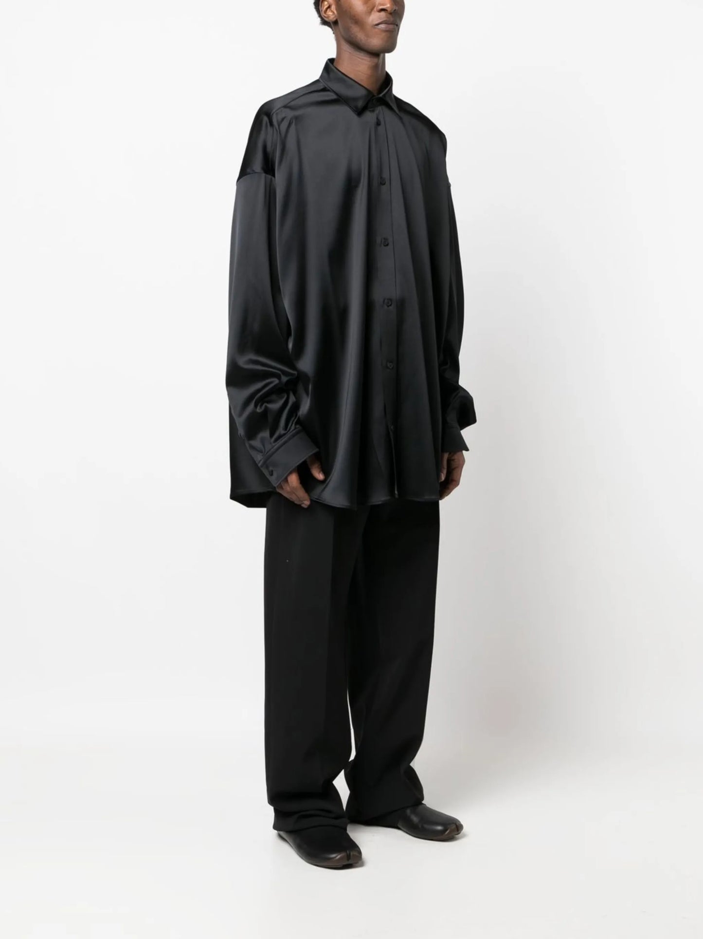 oversized long-sleeve shirt