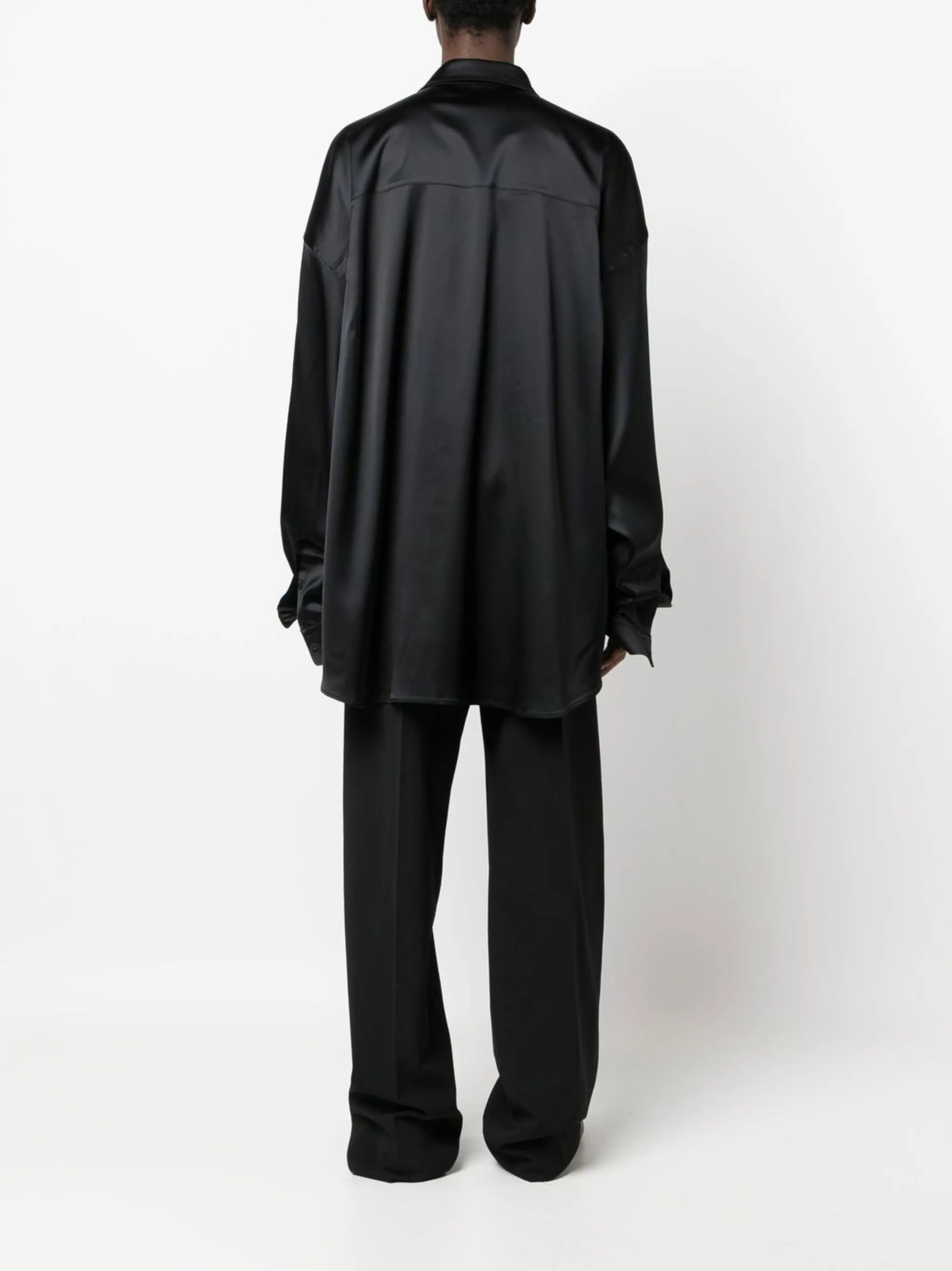 oversized long-sleeve shirt