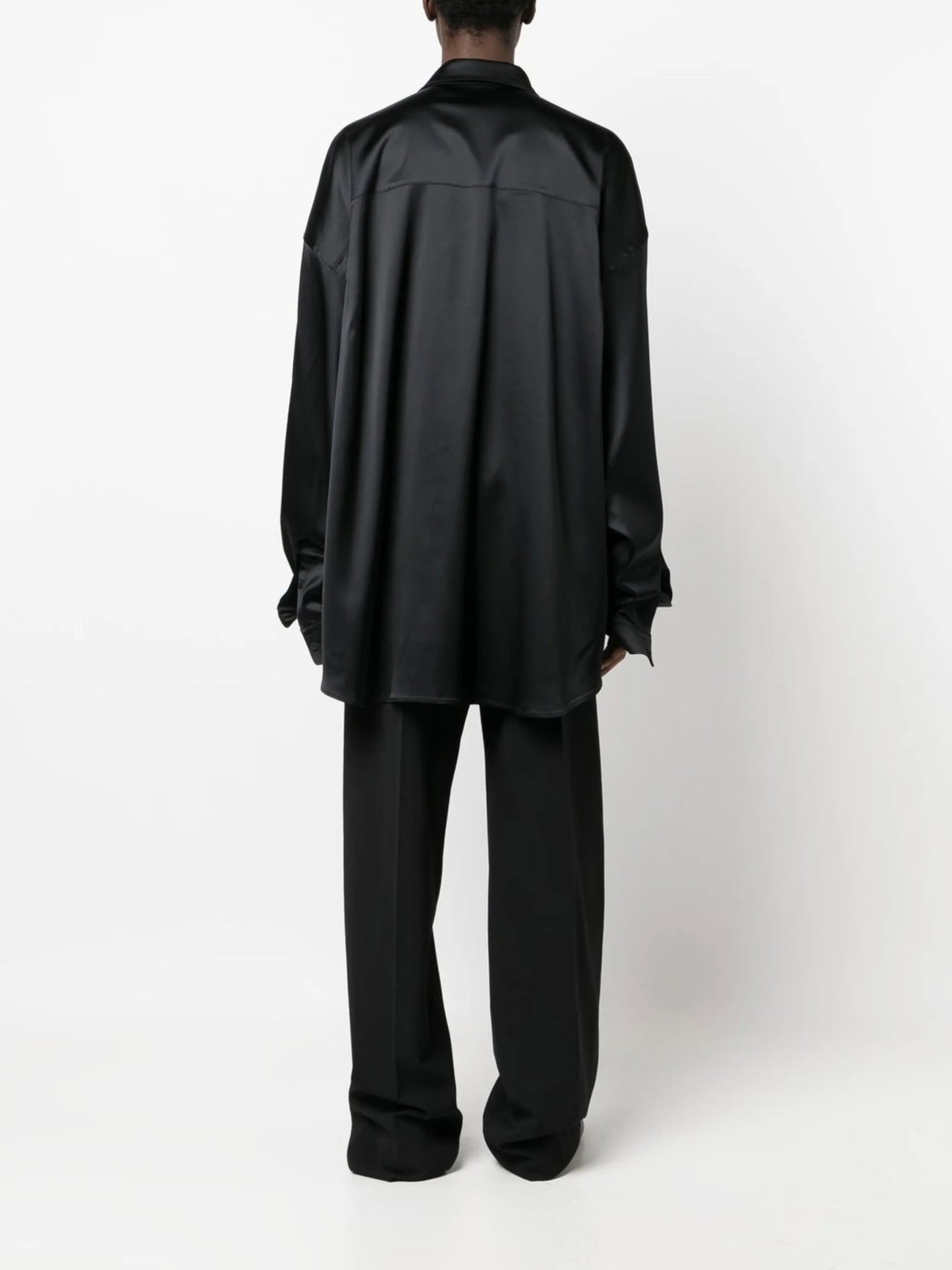 oversized long-sleeve shirt