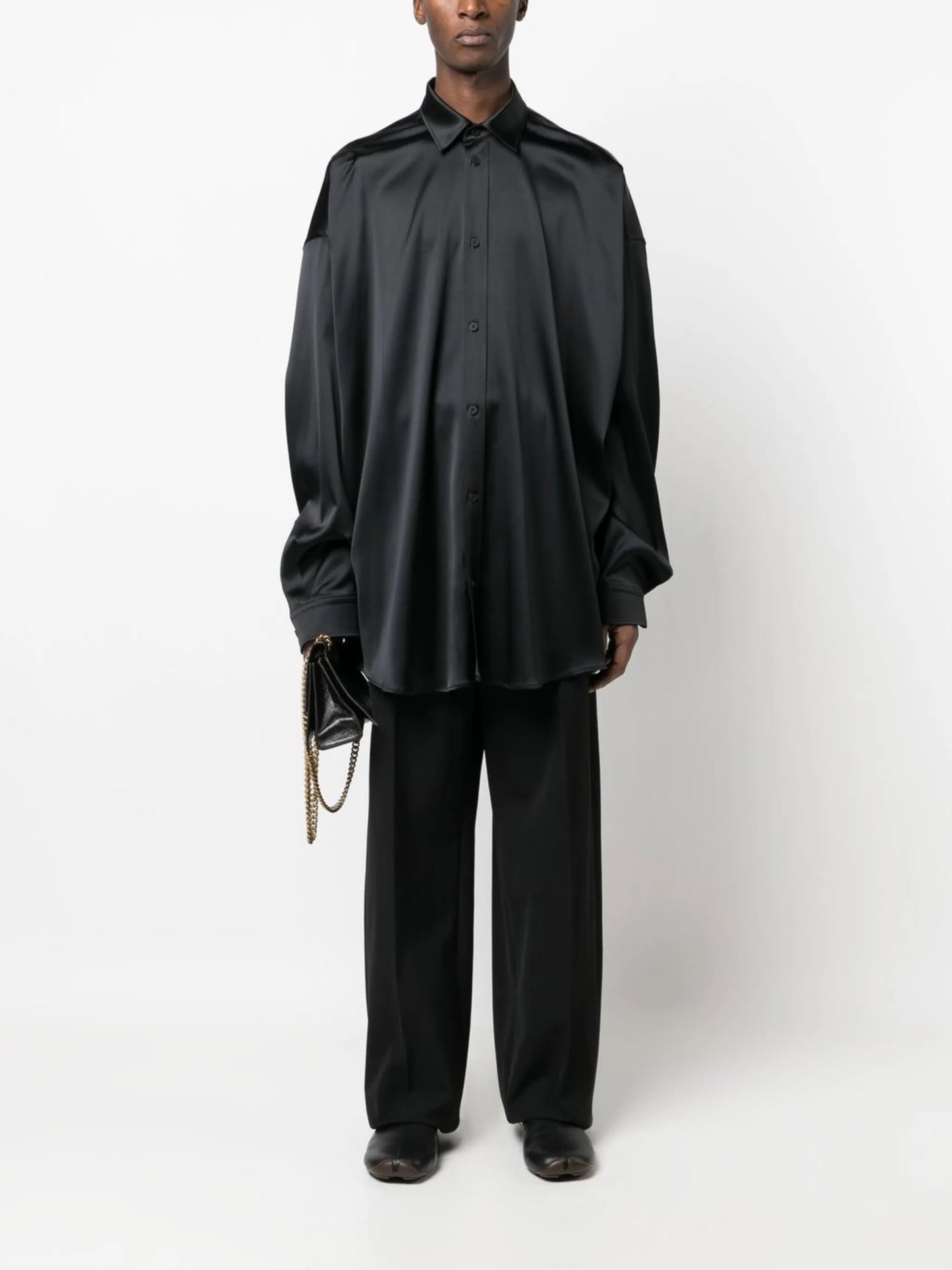 oversized long-sleeve shirt