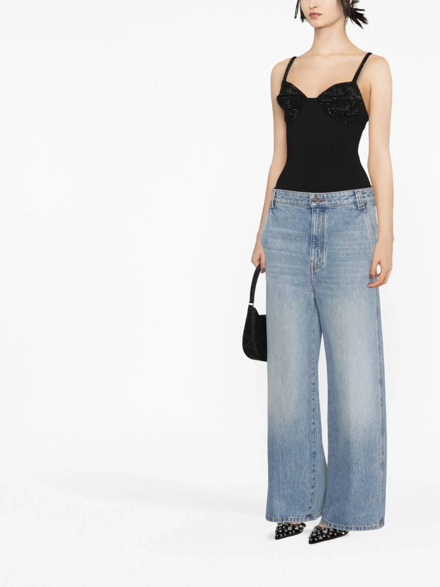 crystal embellished bodysuit