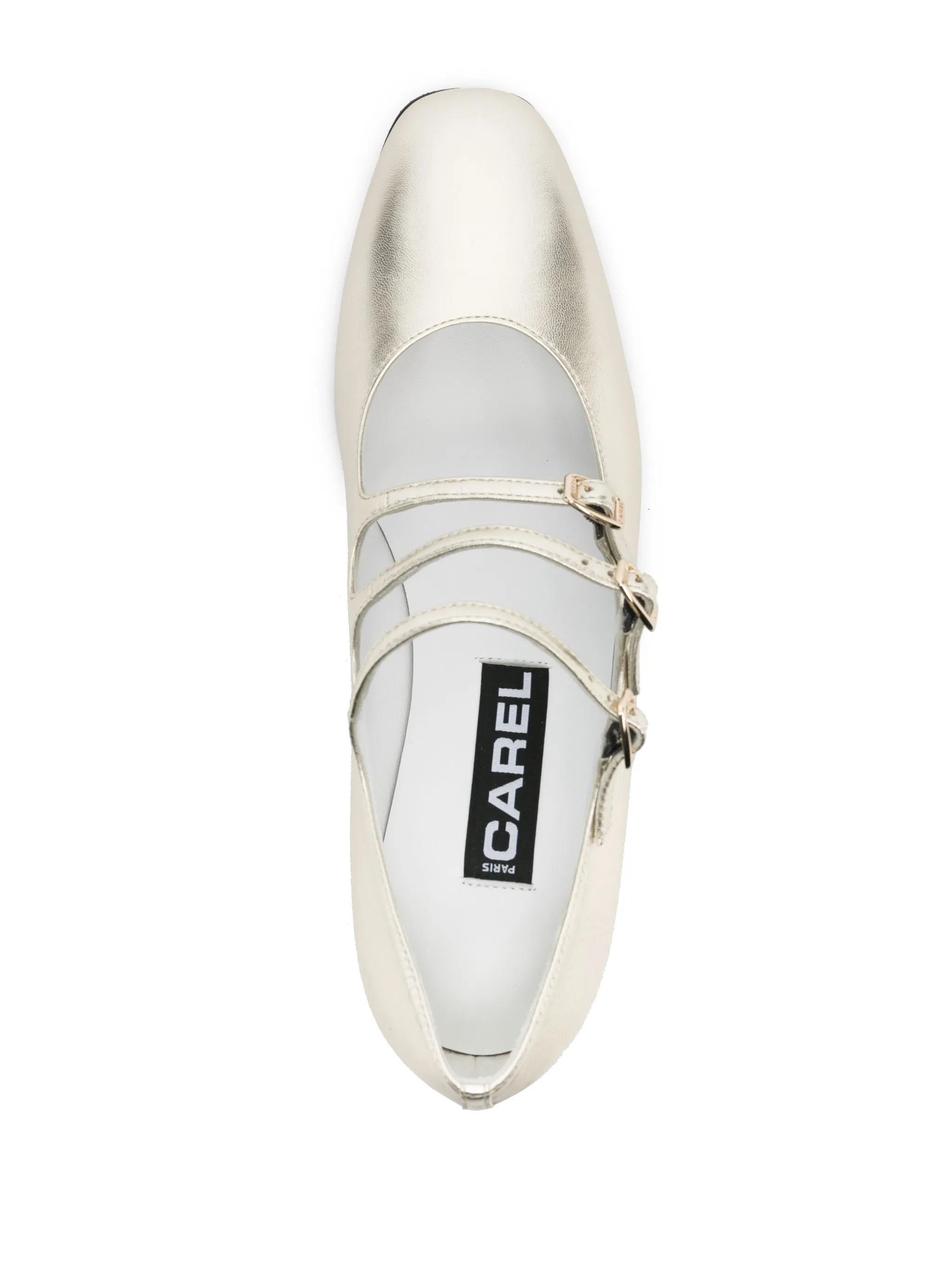 Kina 45mm metallic Mary Jane pumps
