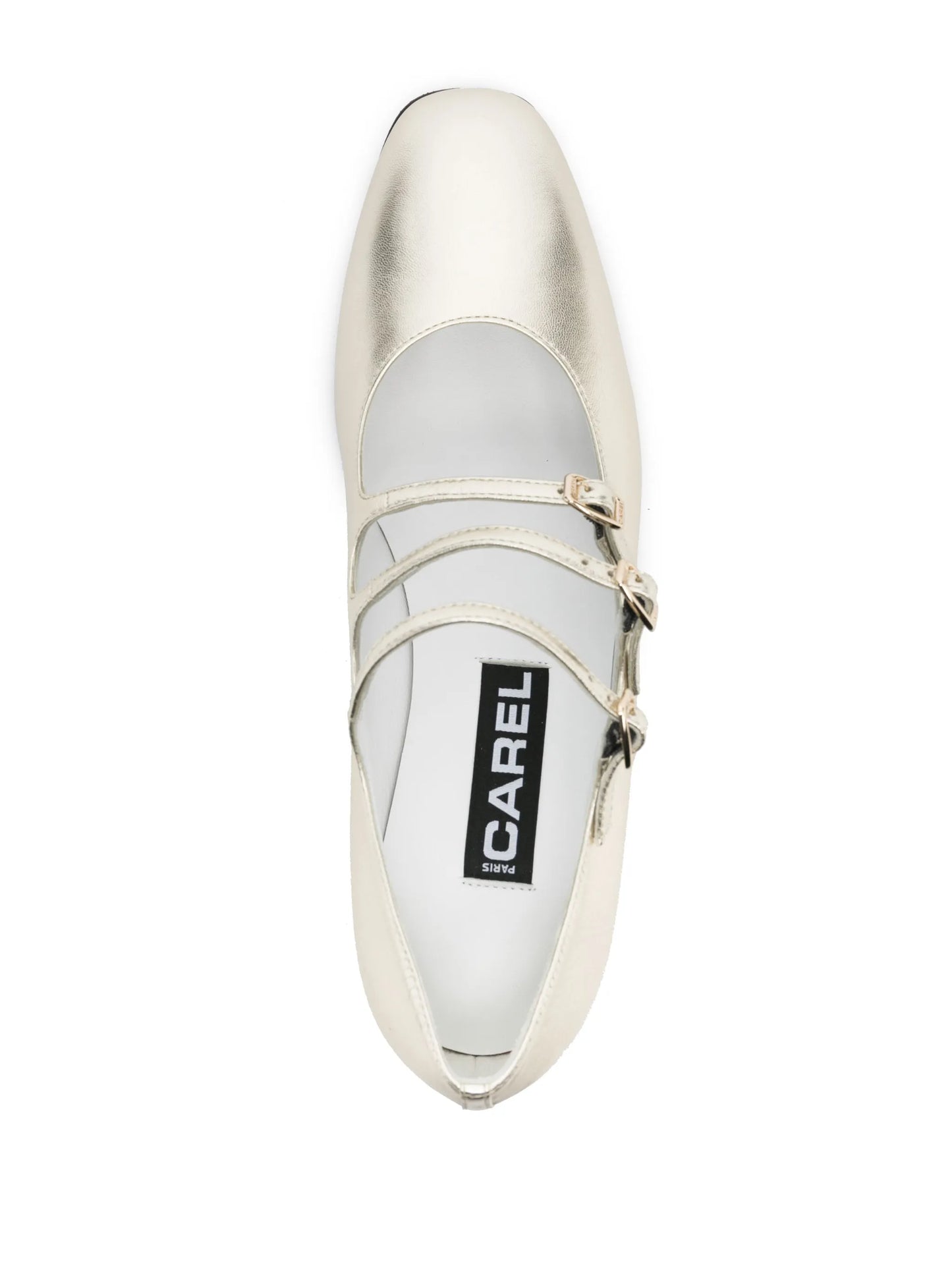 Kina 45mm metallic Mary Jane pumps