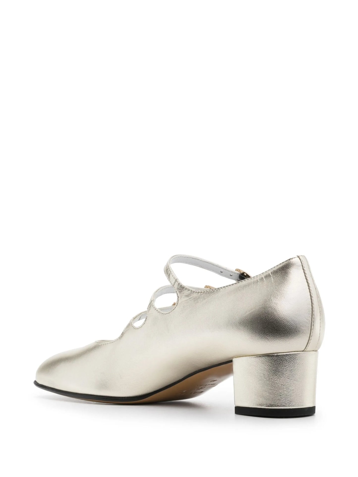 Kina 45mm metallic Mary Jane pumps