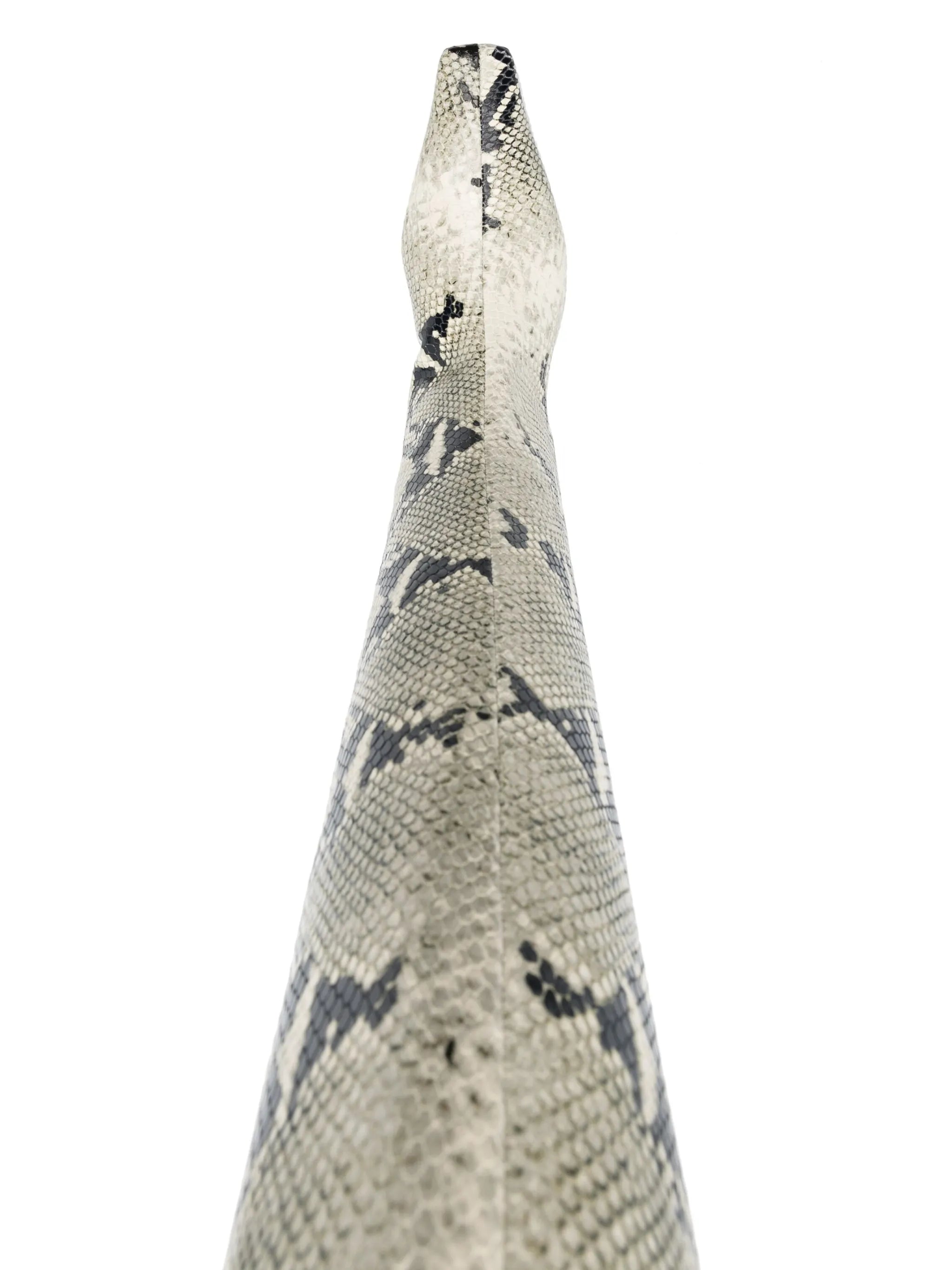 The Davis snakeskin-effect boots