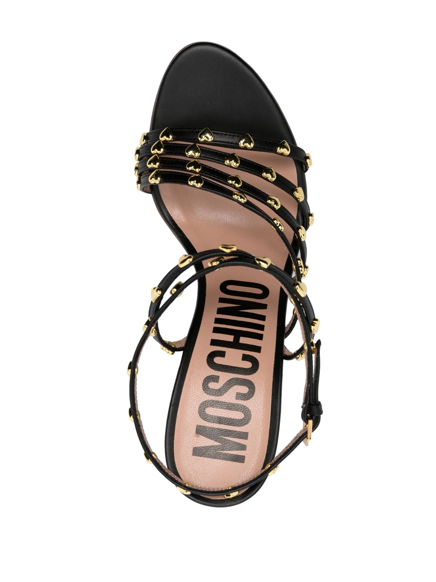 stud-embellishment 90mm sandals