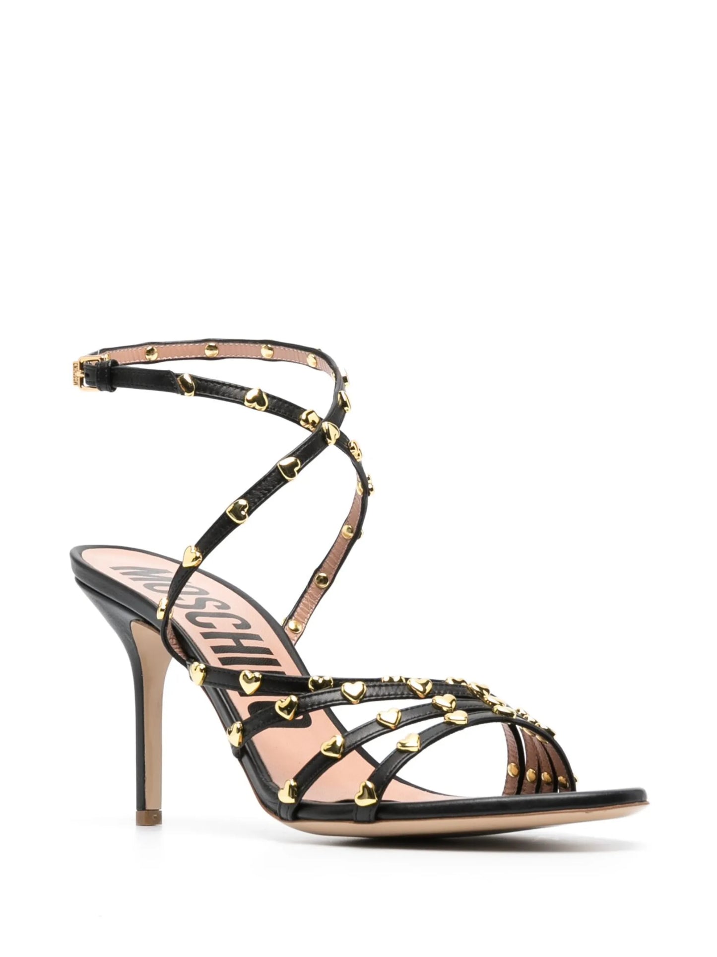 stud-embellishment 90mm sandals