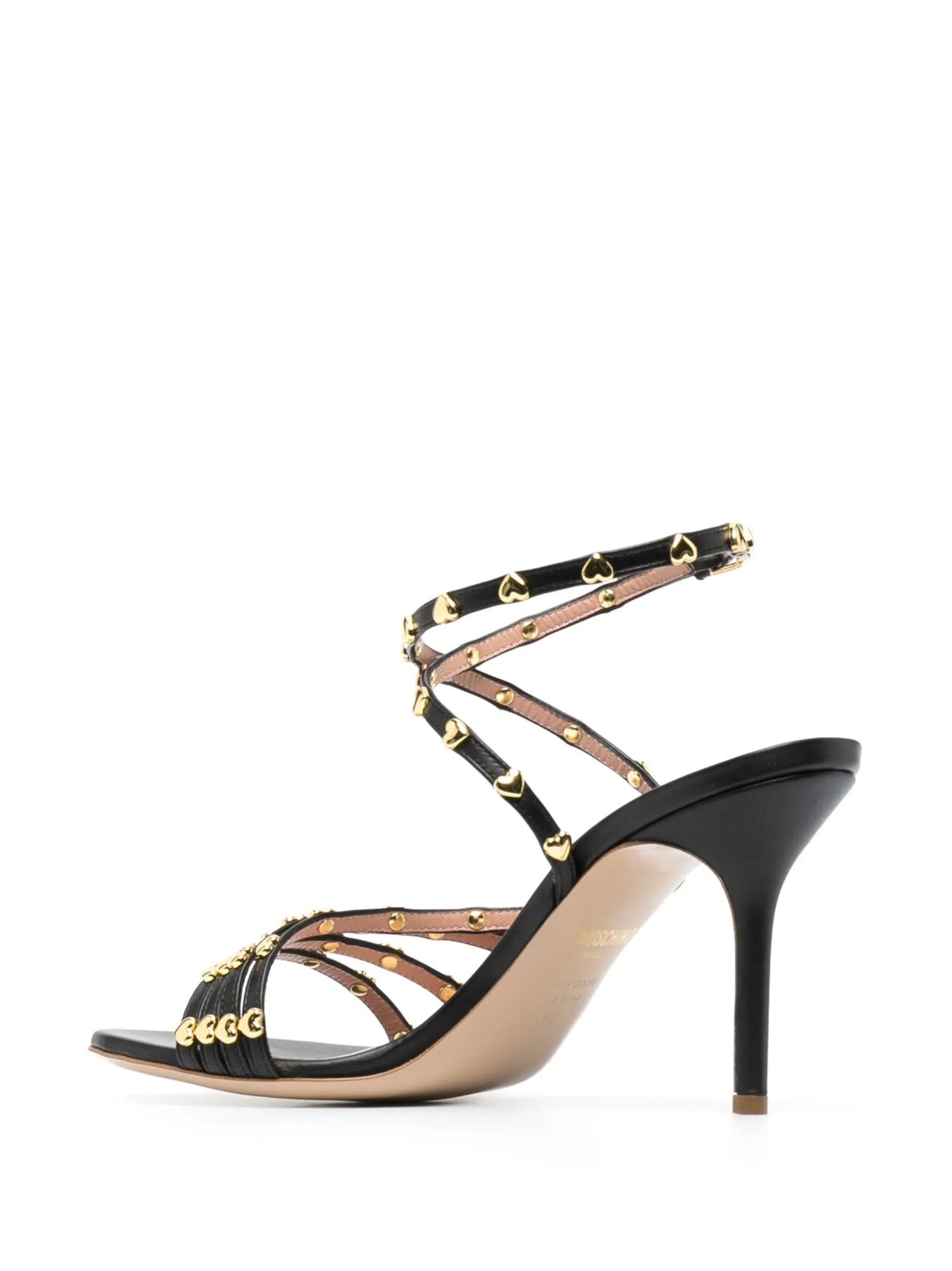 stud-embellishment 90mm sandals