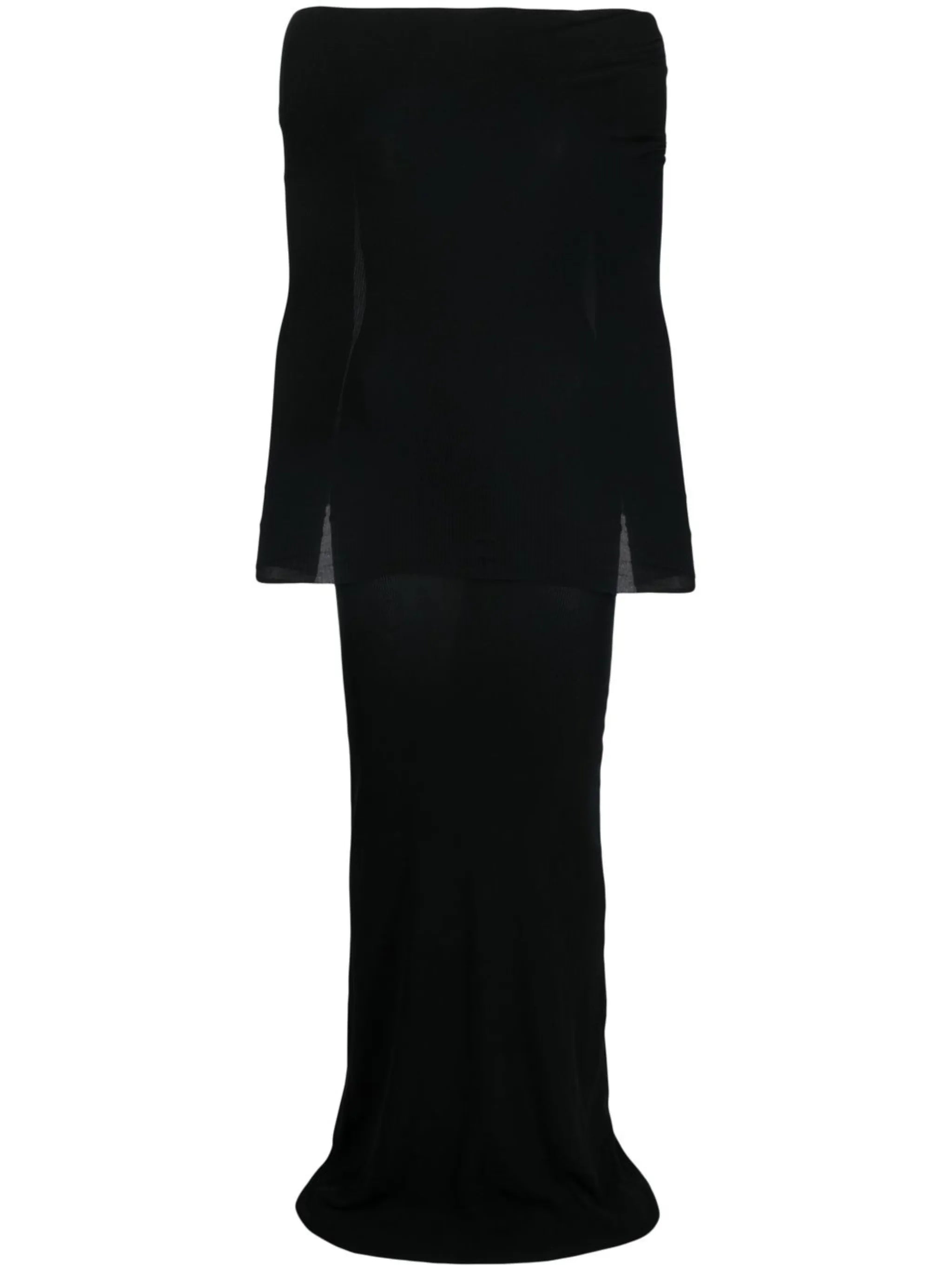 layered maxi dress