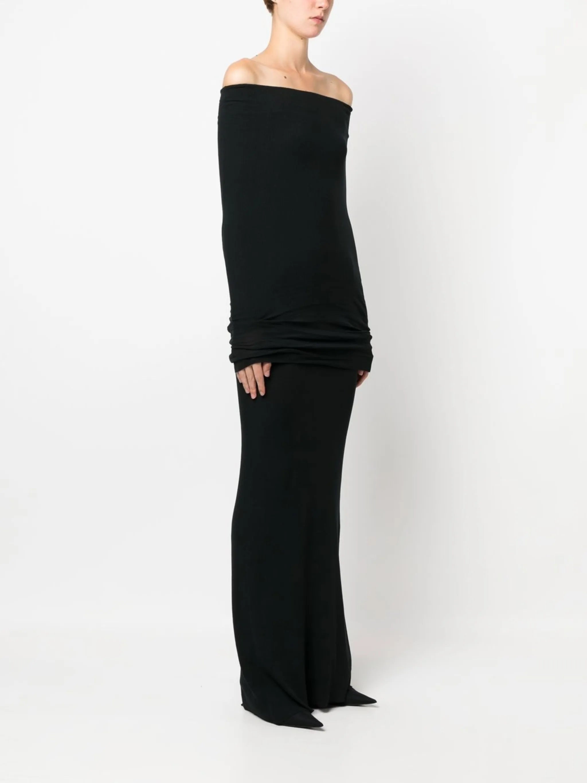 layered maxi dress