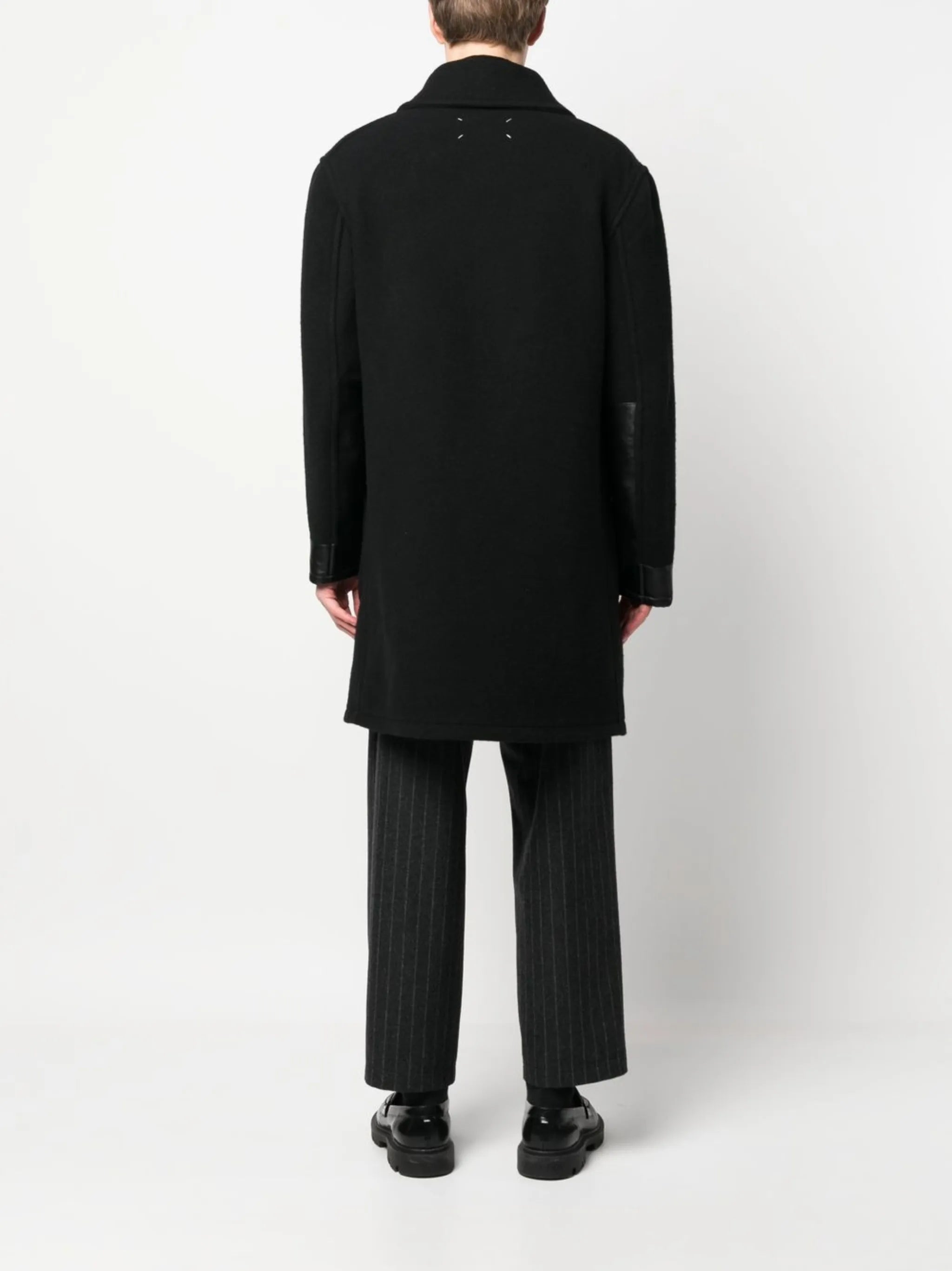 double-breasted tailored coat