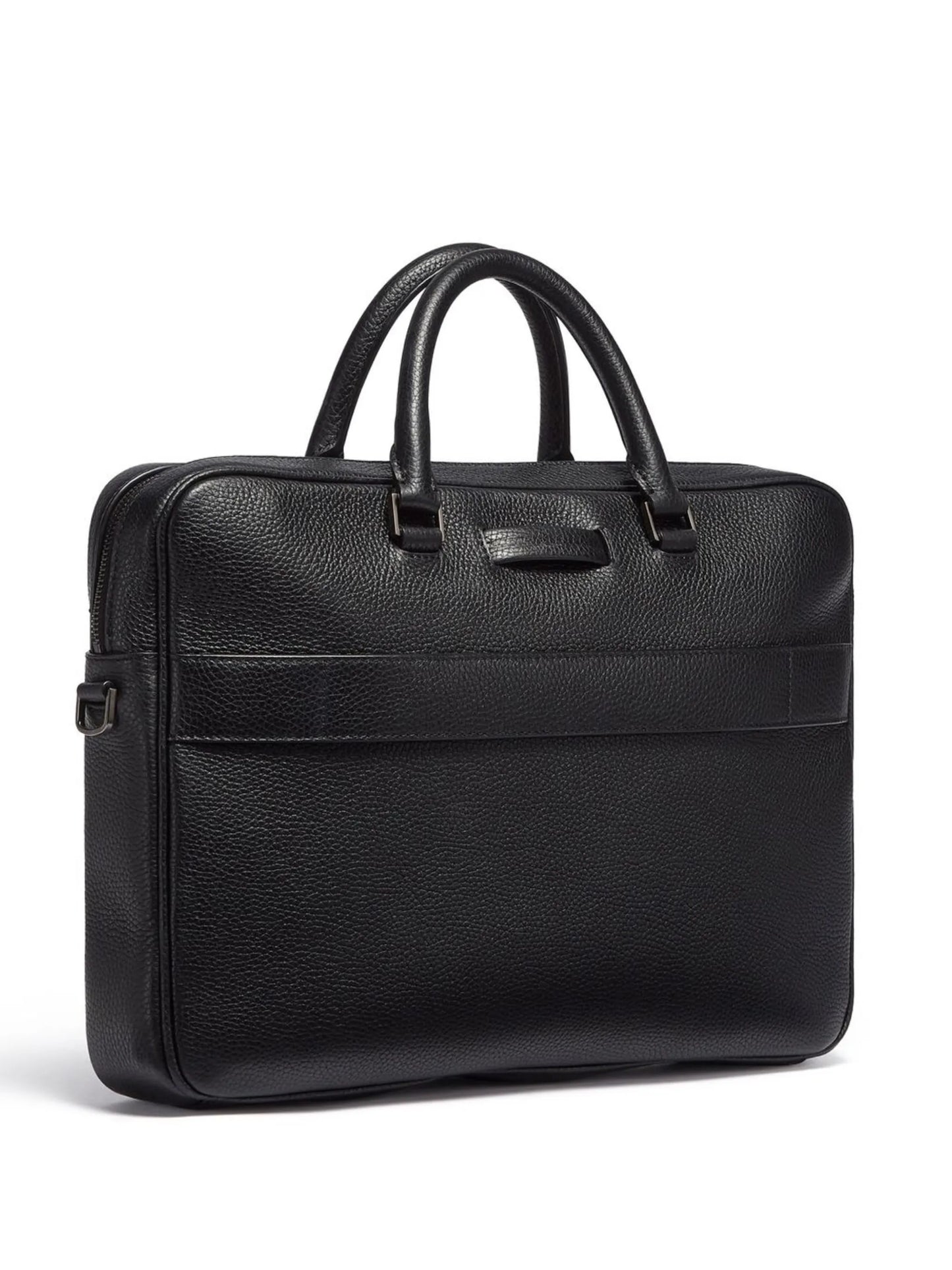 Grained Leather Edgy Business bag