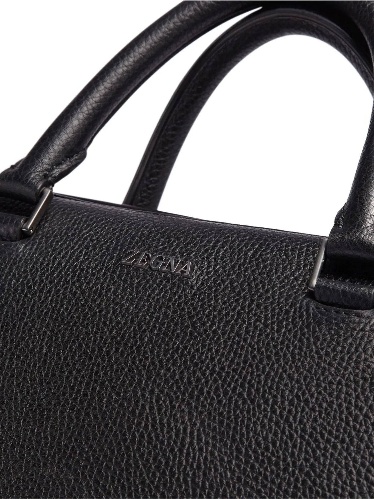 Grained Leather Edgy Business bag