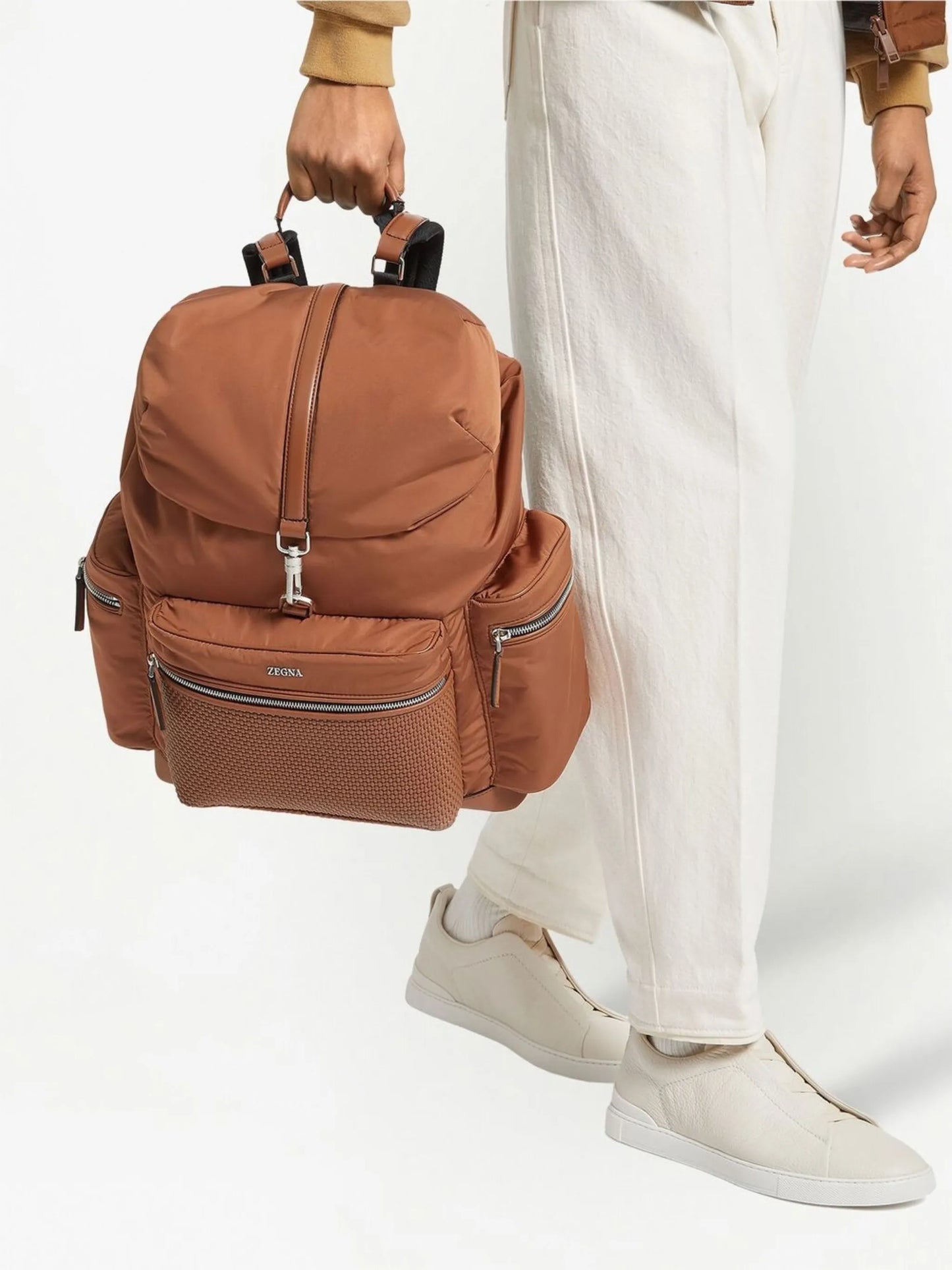 padded foldover backpack