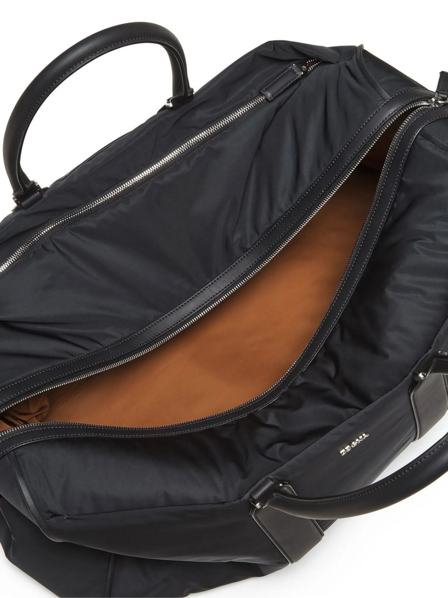 leather-trim holdall