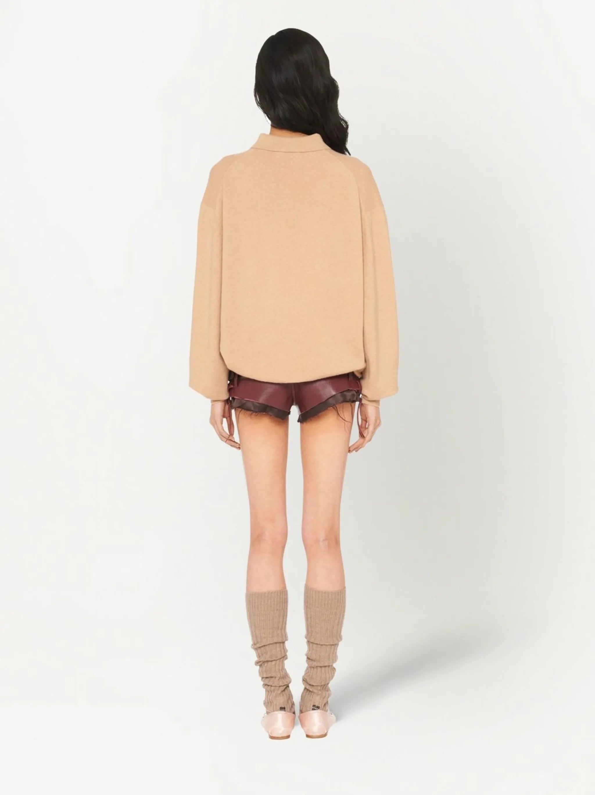 intarsia-knit logo jumper