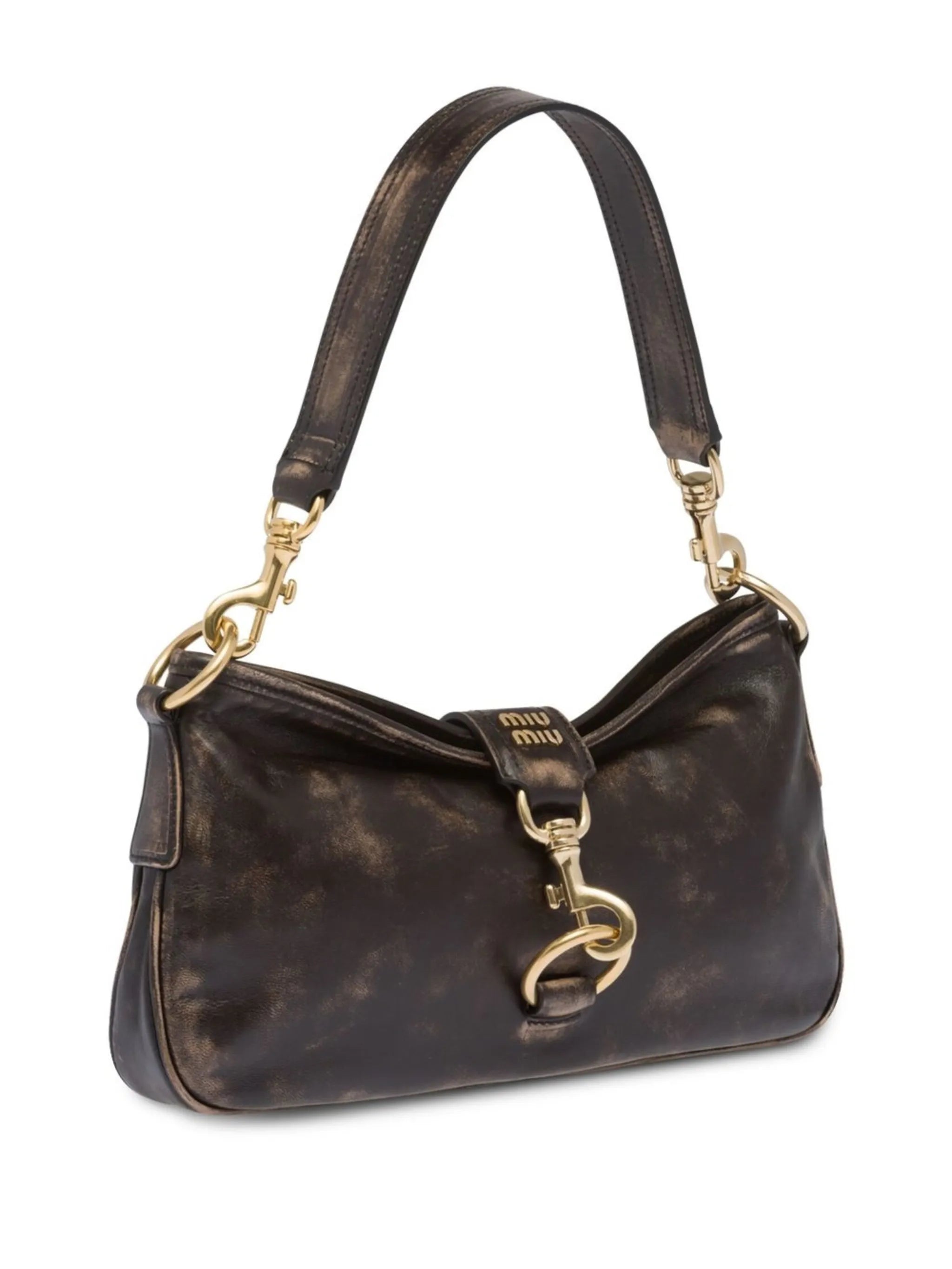 snap hook-detail shoulder bag