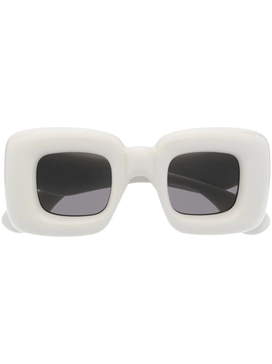 Inflated square-frame sunglasses