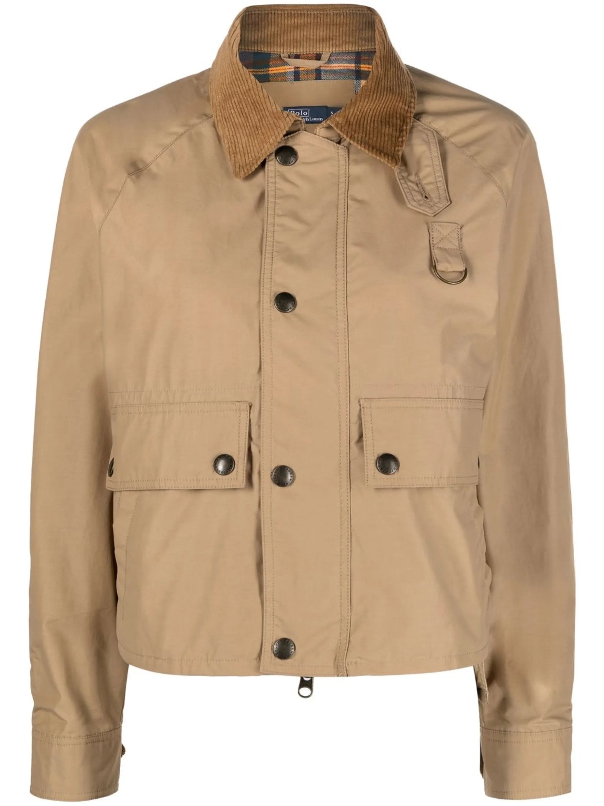 cropped utility jacket