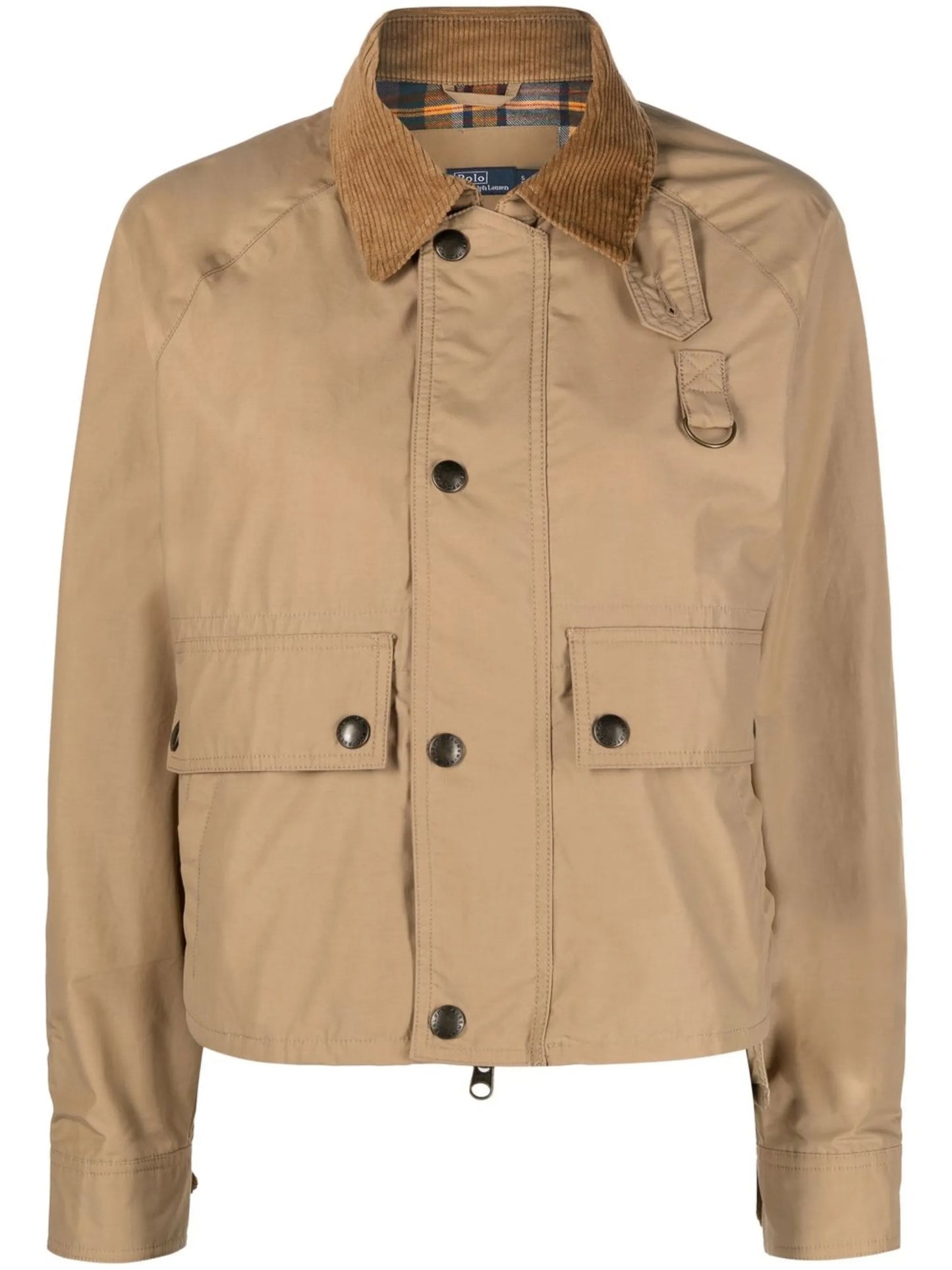 cropped utility jacket