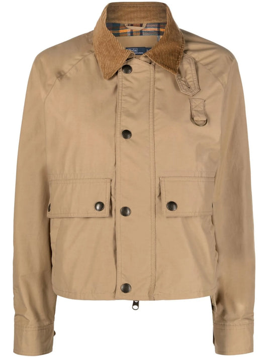 cropped utility jacket