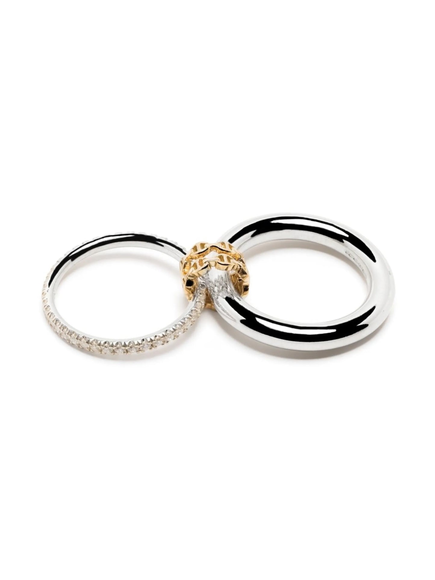 x Hoorsenbuhs 18kt yellow and white gold diamond ring