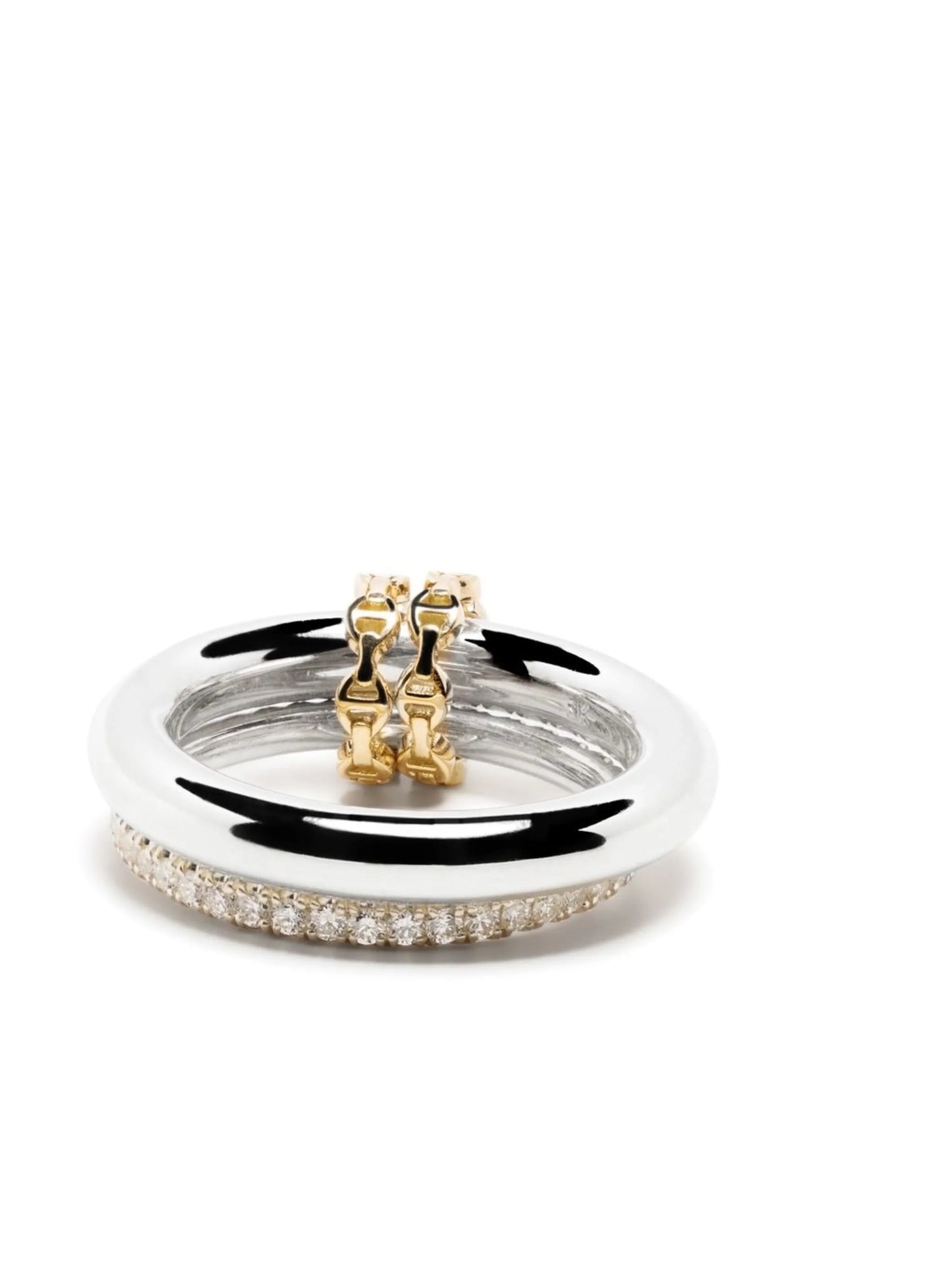 x Hoorsenbuhs 18kt yellow and white gold diamond ring