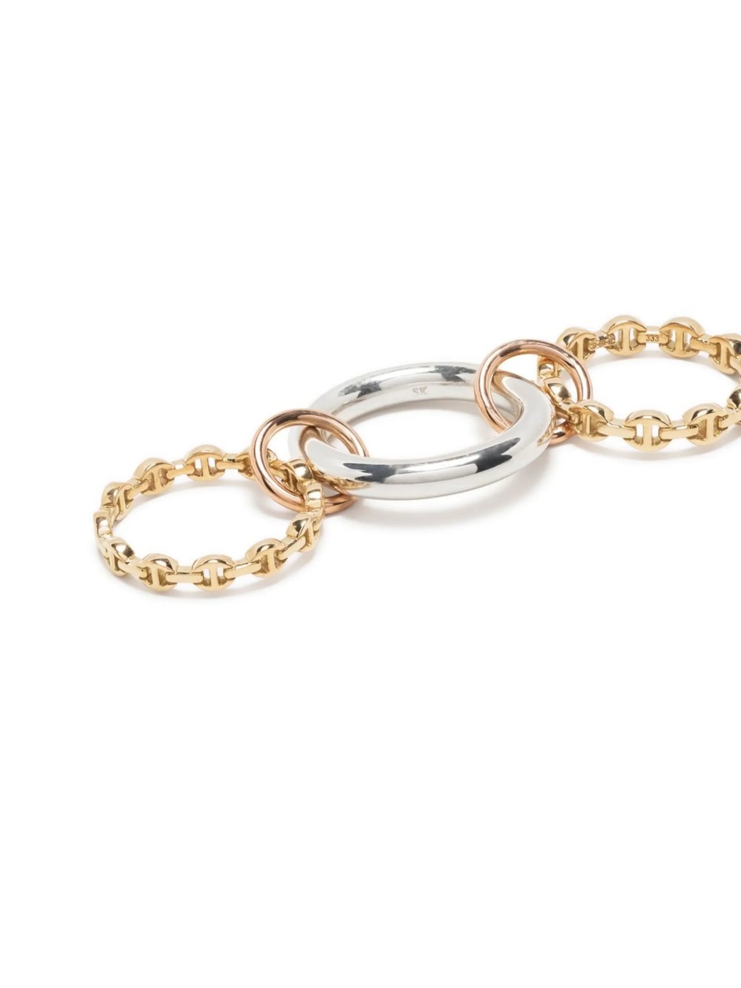 x Hoorsenbuhs 18kt yellow gold Microdame SK Mix stack ring
