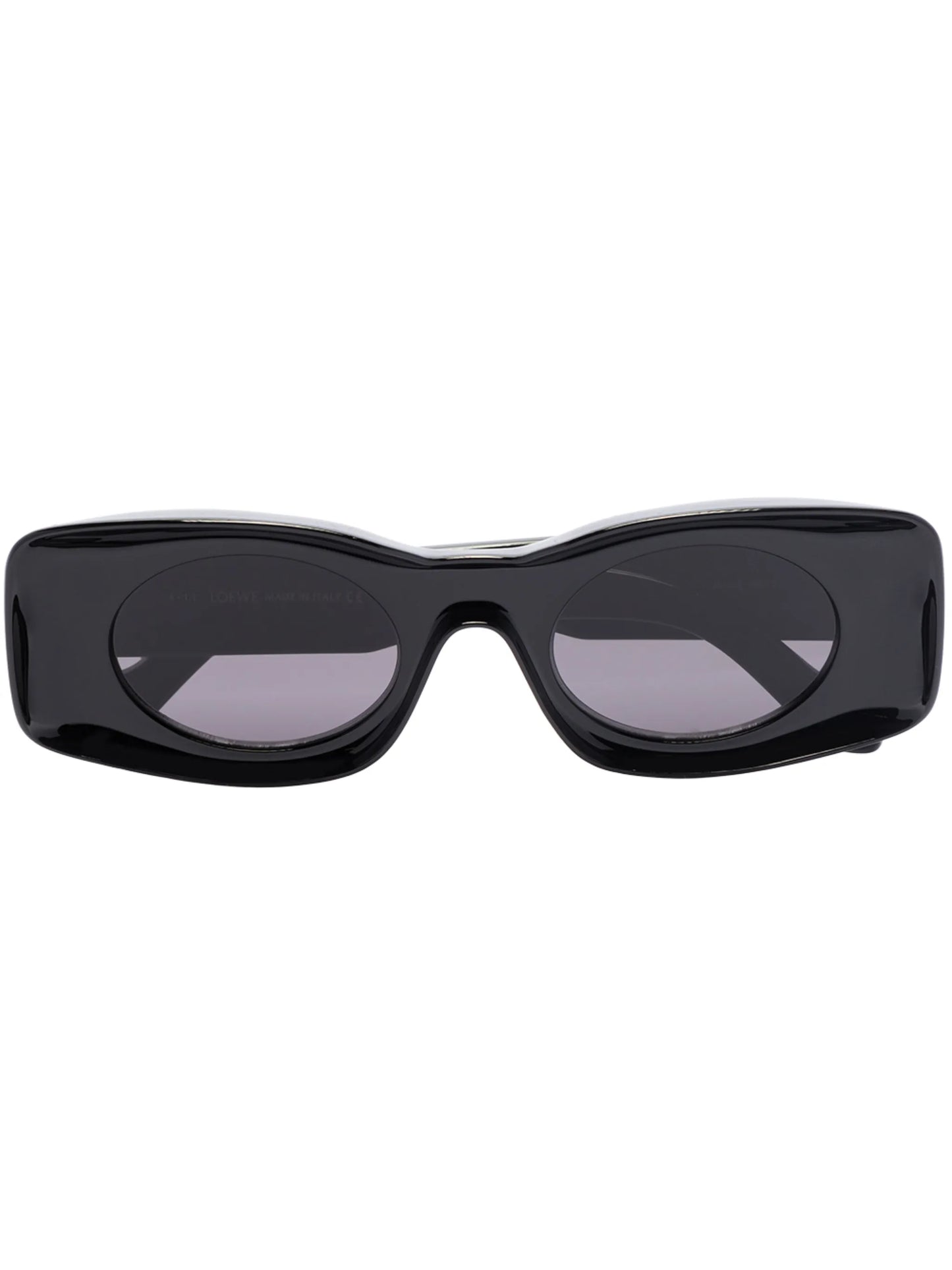rectangle-frame tinted sunglasses
