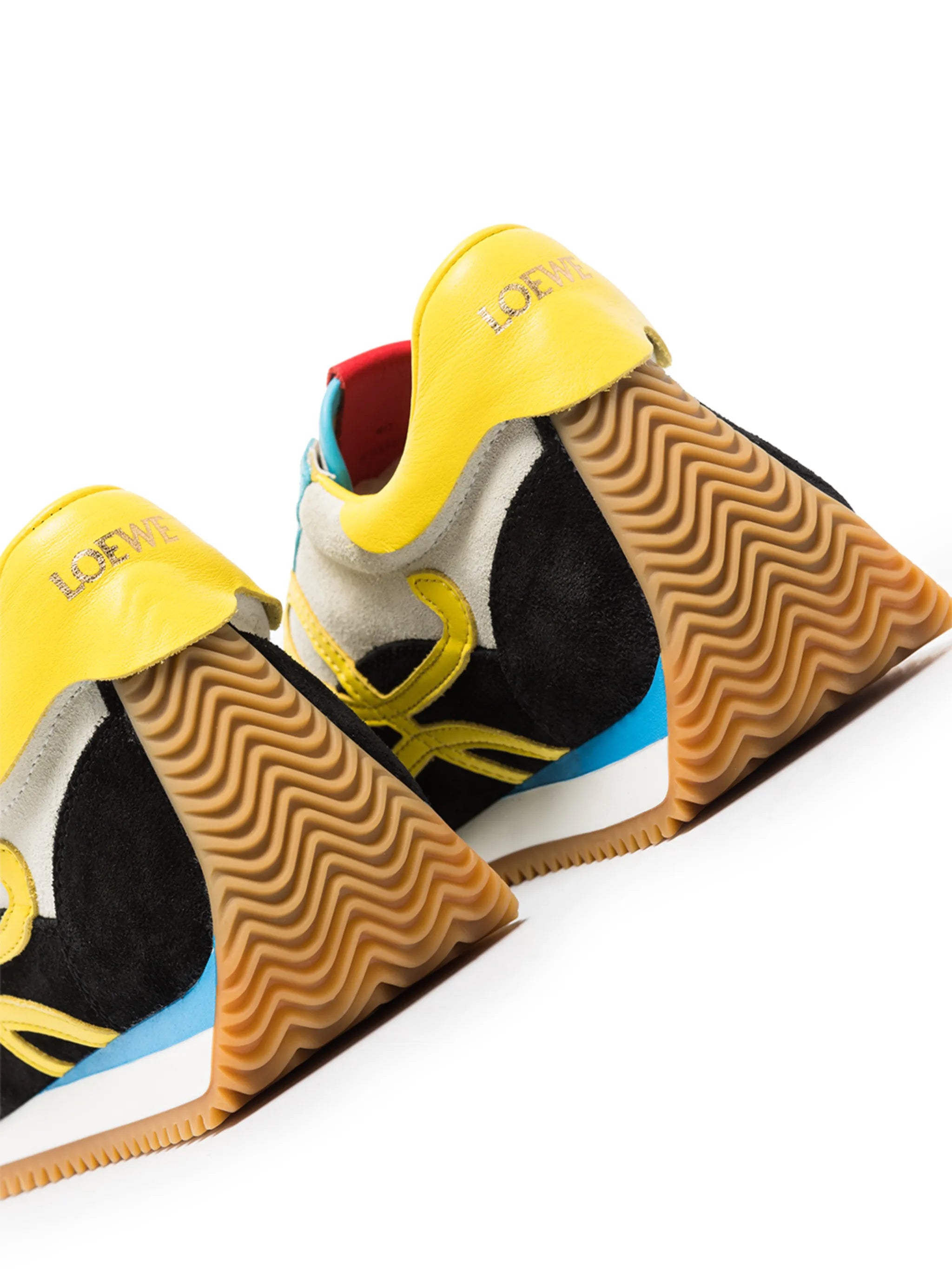Flow Runner panelled low-top sneakers