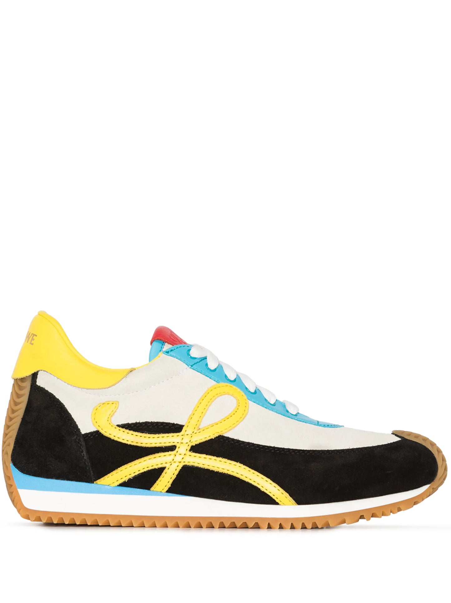 Flow Runner panelled low-top sneakers
