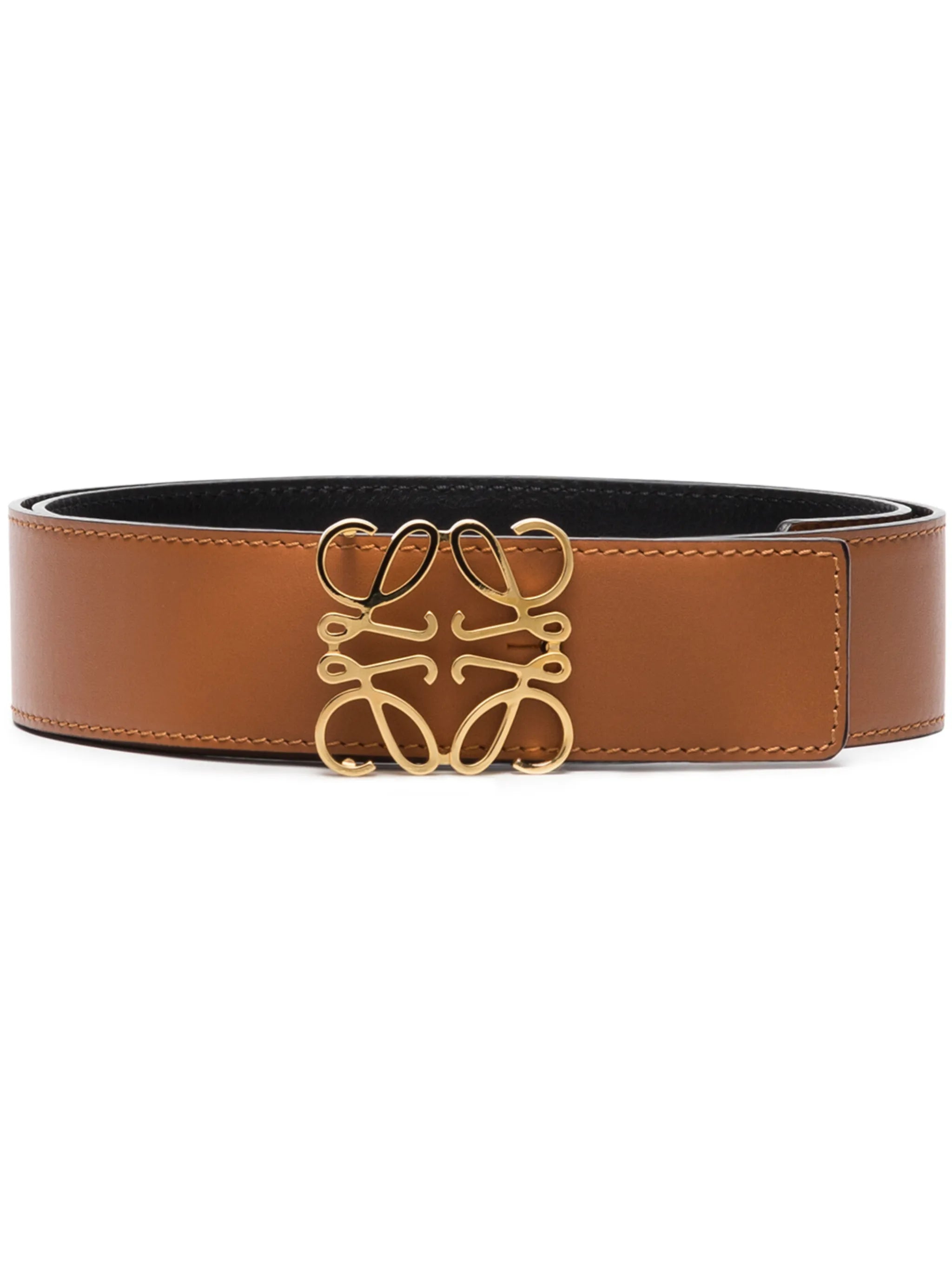 Anagram buckle-fastening belt