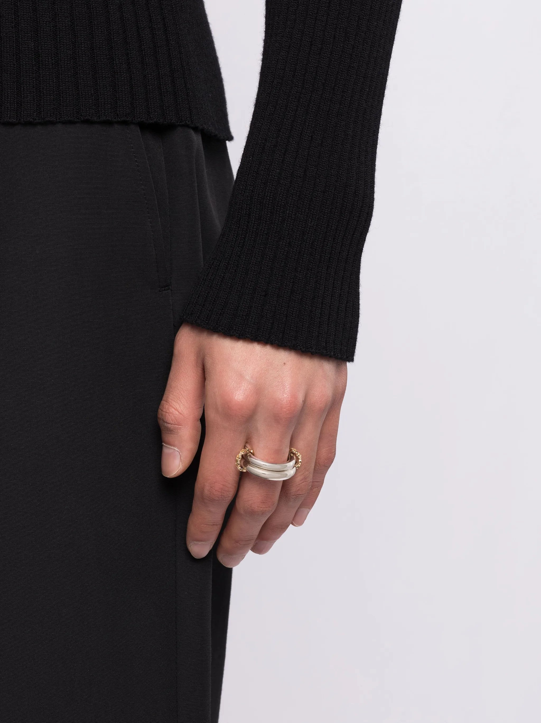 x Hoorsenbuhs sterling silver Virgo ring