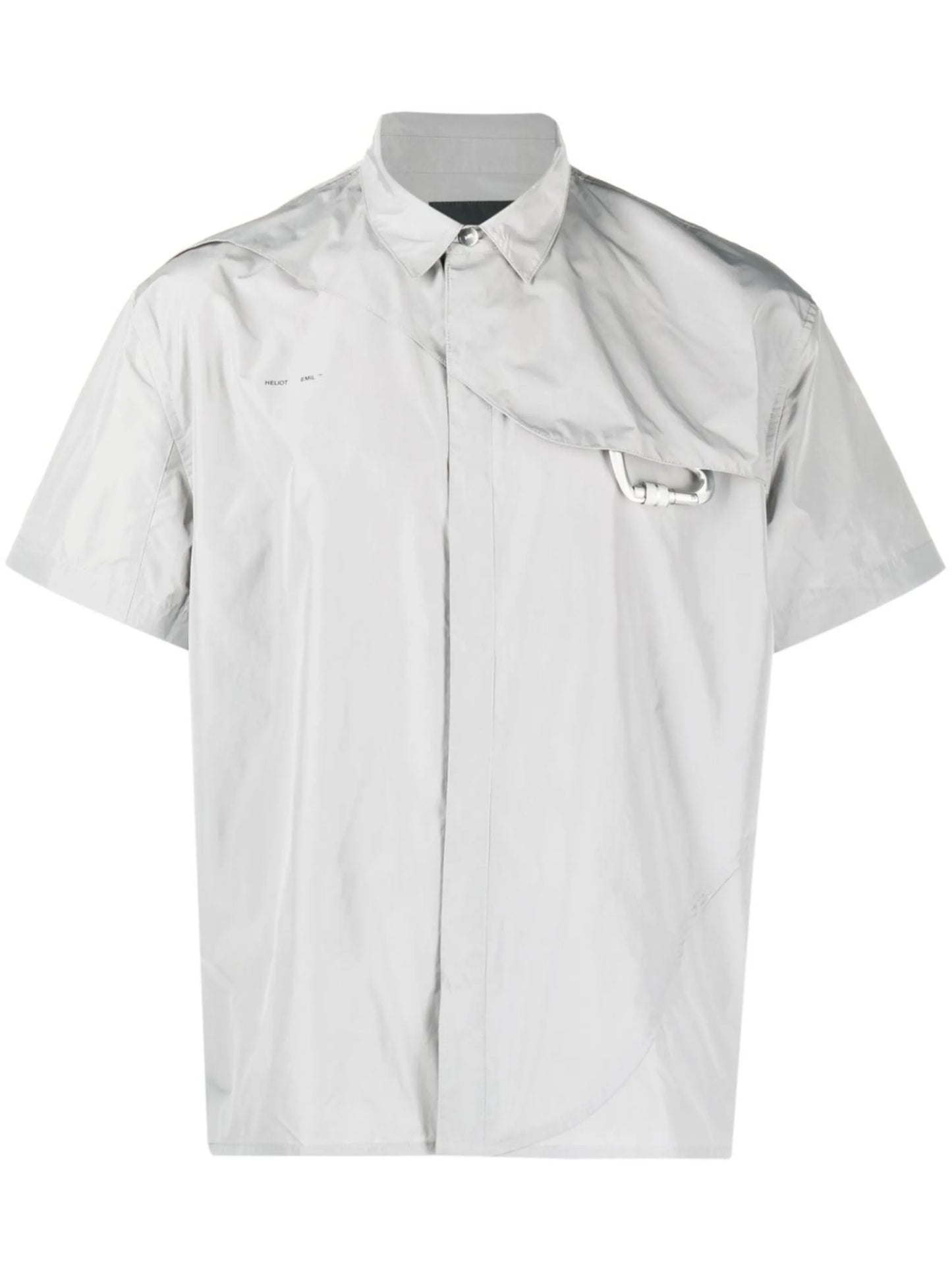 carabiner-detail short-sleeved shirt