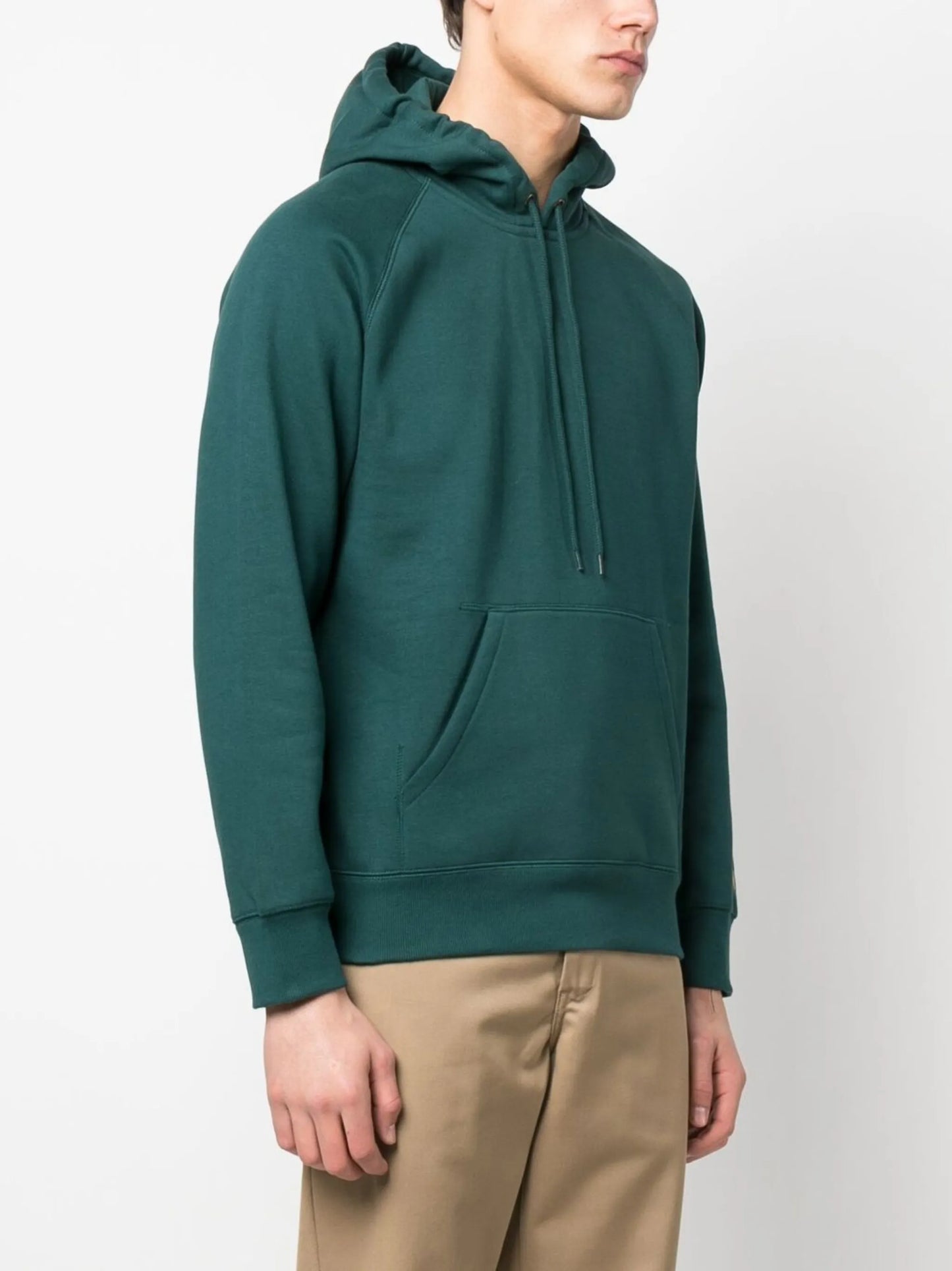 Chase logo-embroidered cotton hoodie