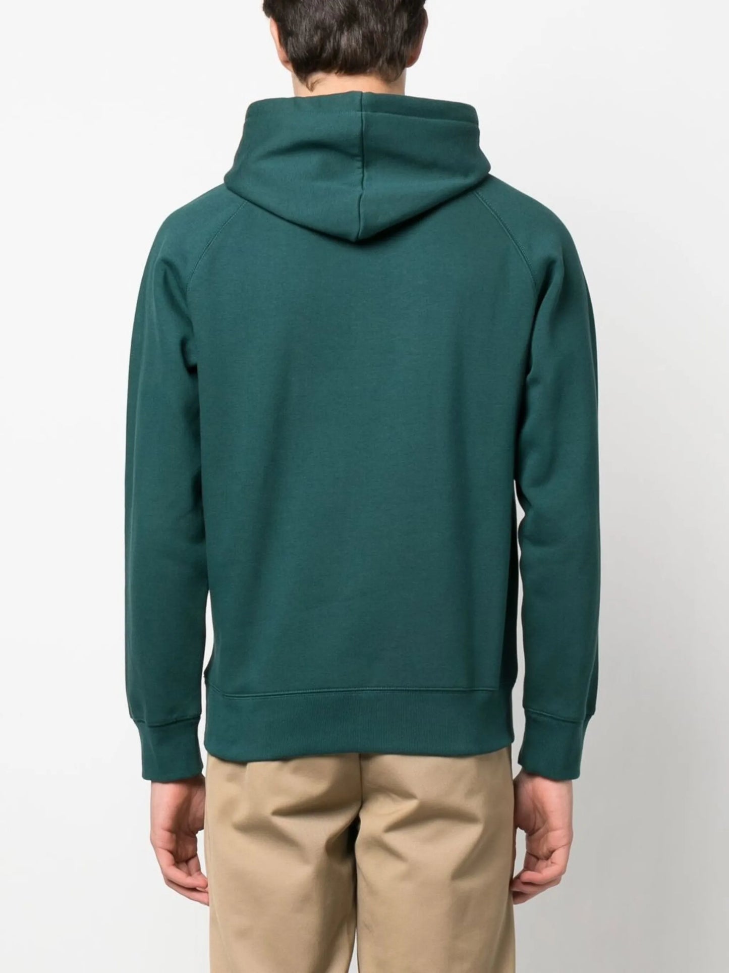 Chase logo-embroidered cotton hoodie