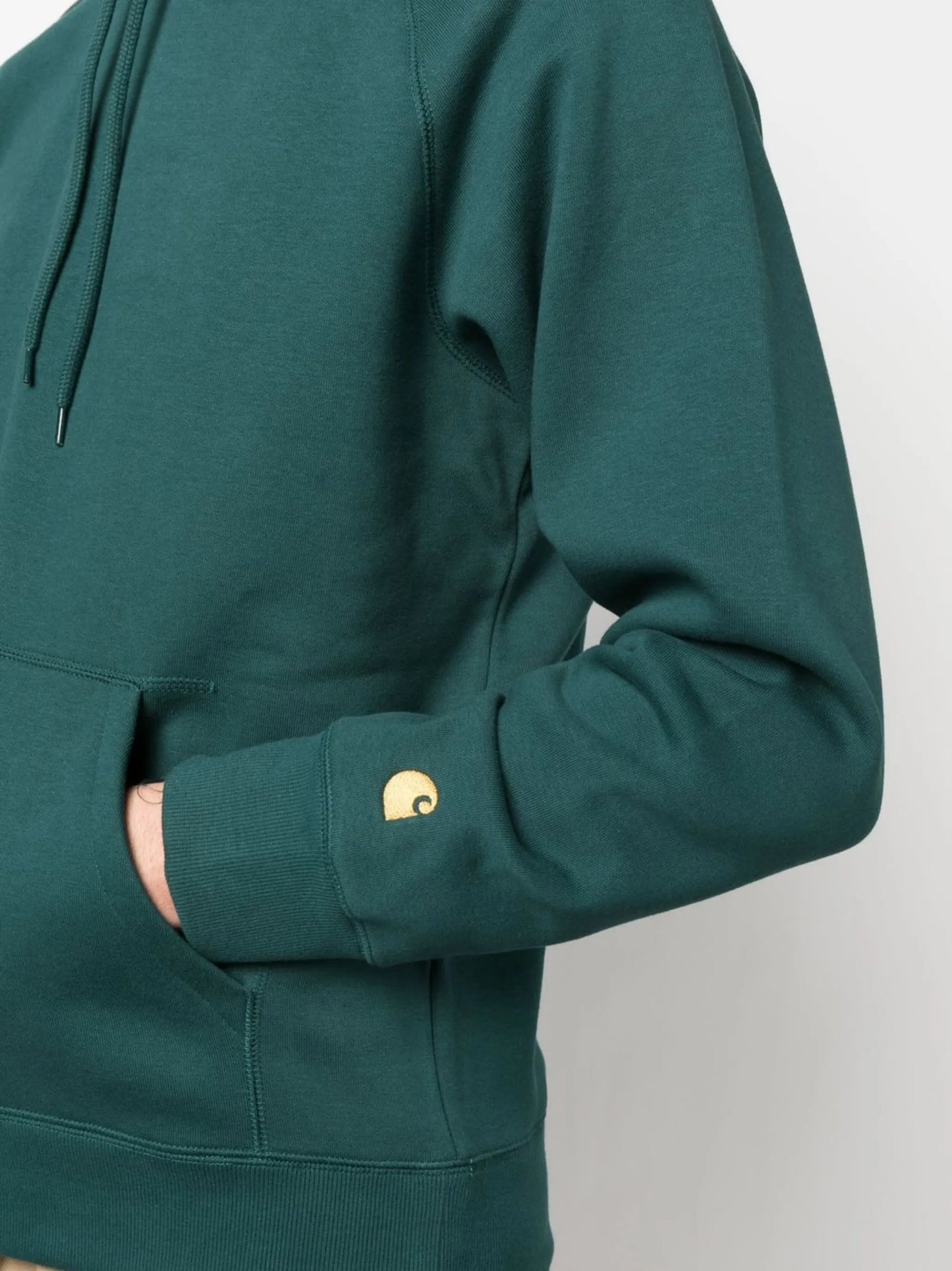 Chase logo-embroidered cotton hoodie