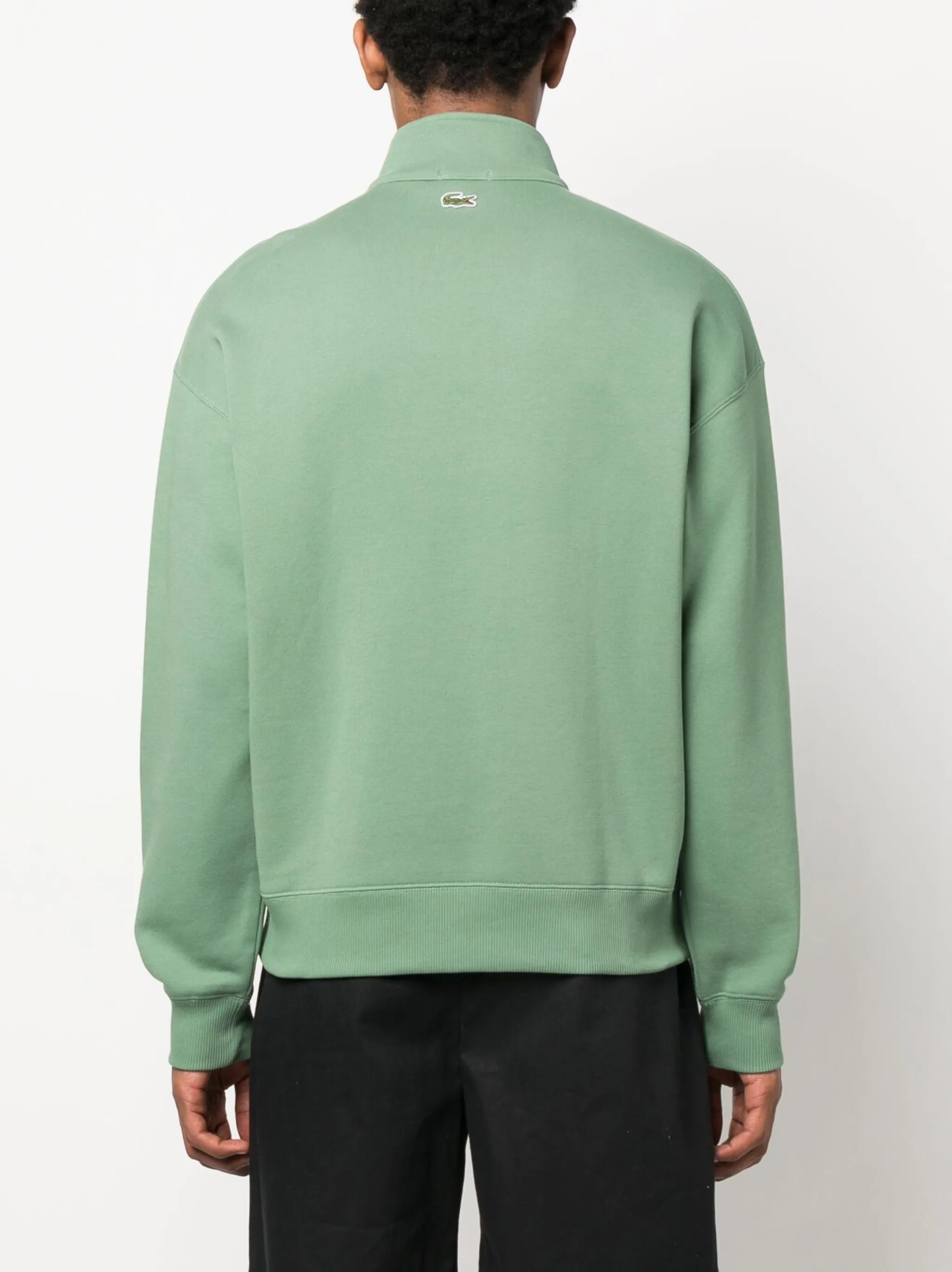 logo-patch high-neck sweater