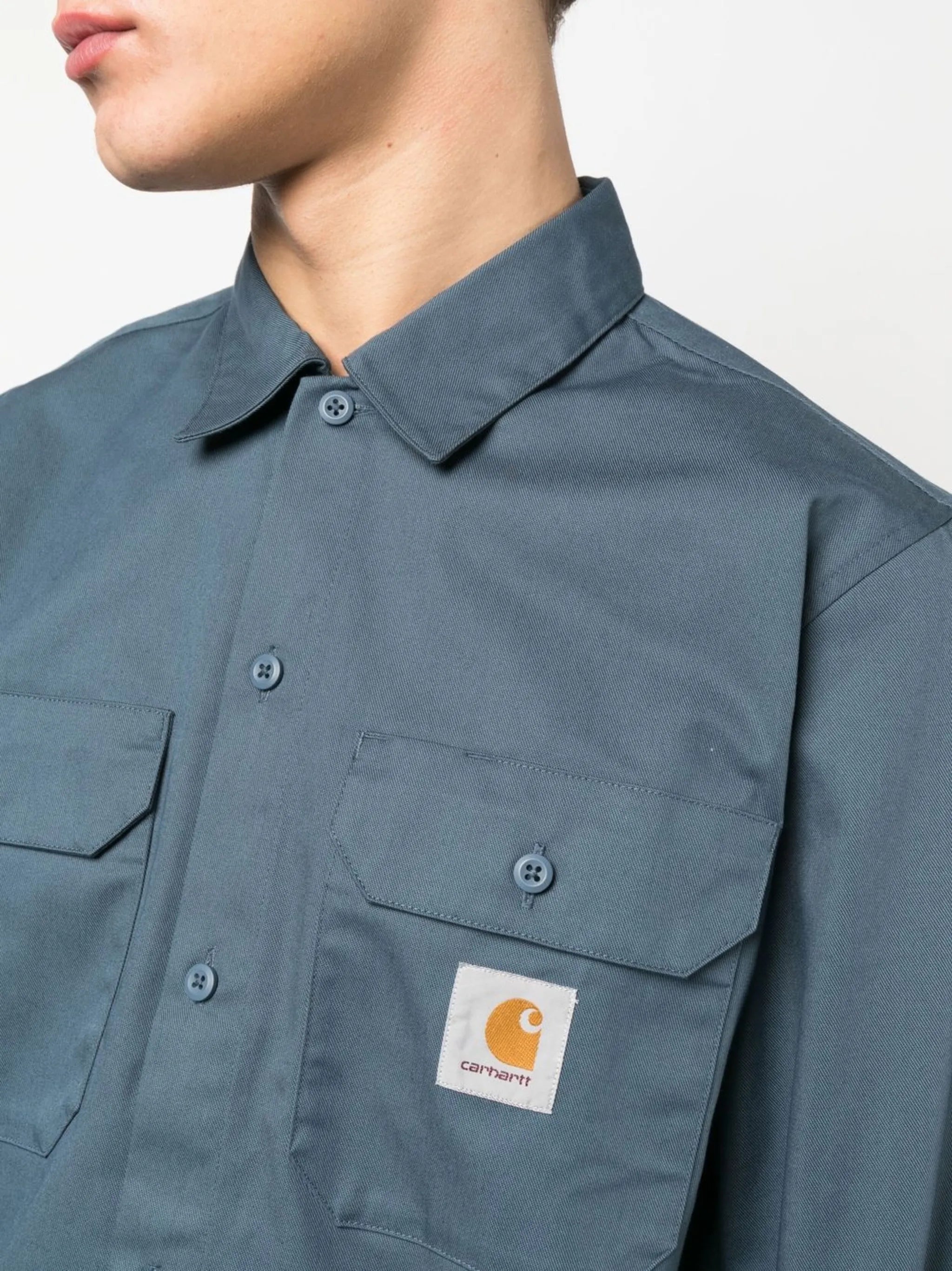 logo-patch utility shirt