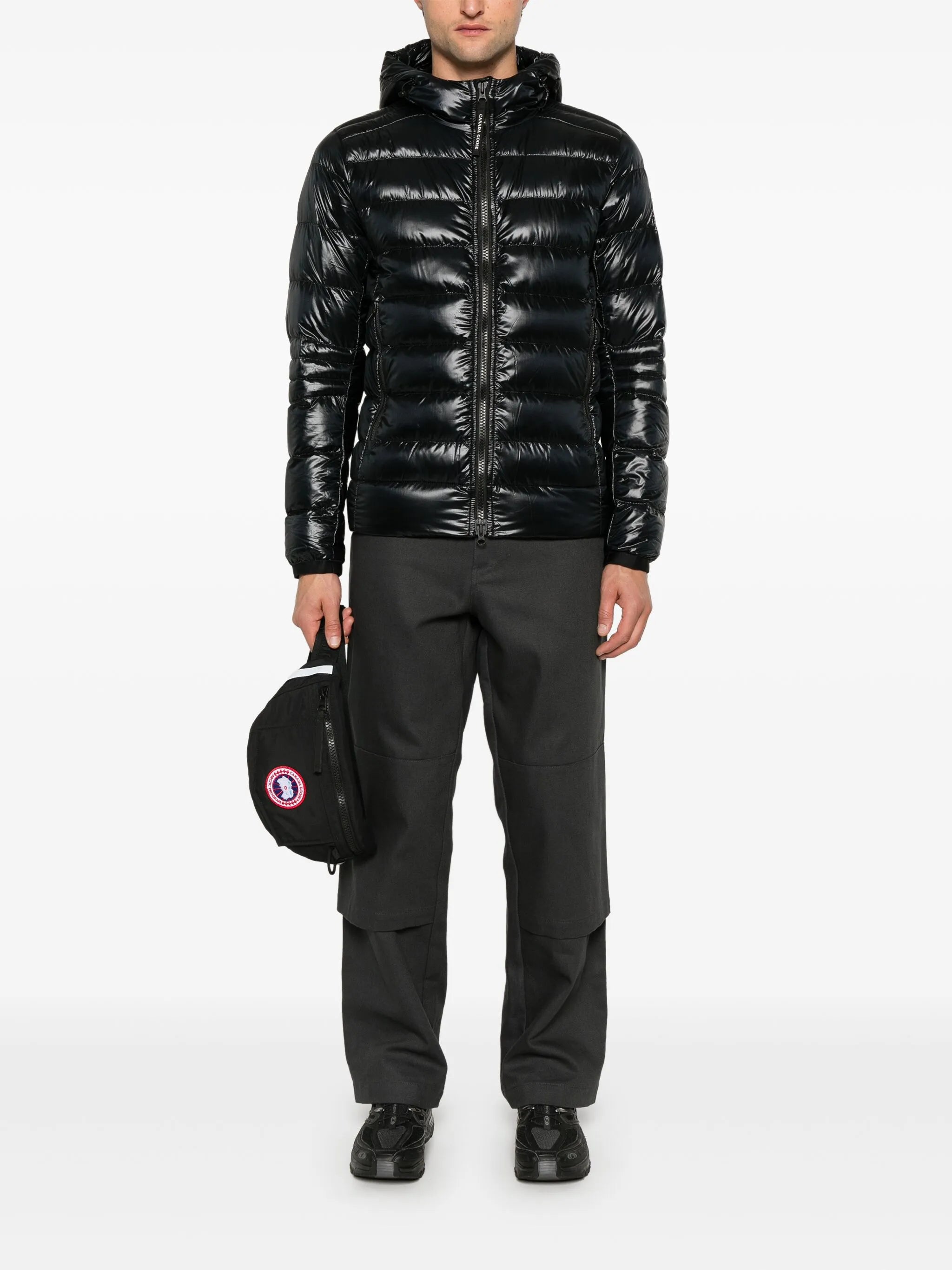 Crofton packable hooded jacket