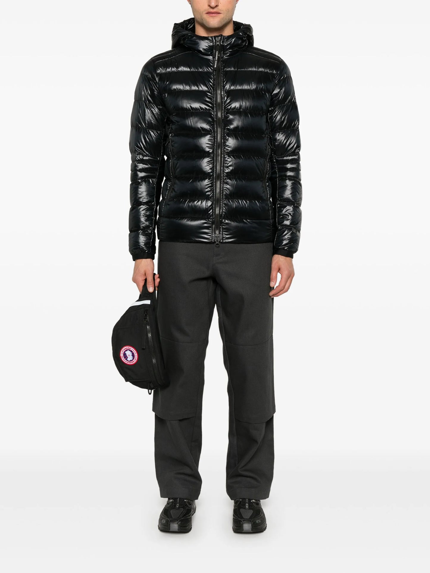 Crofton packable hooded jacket