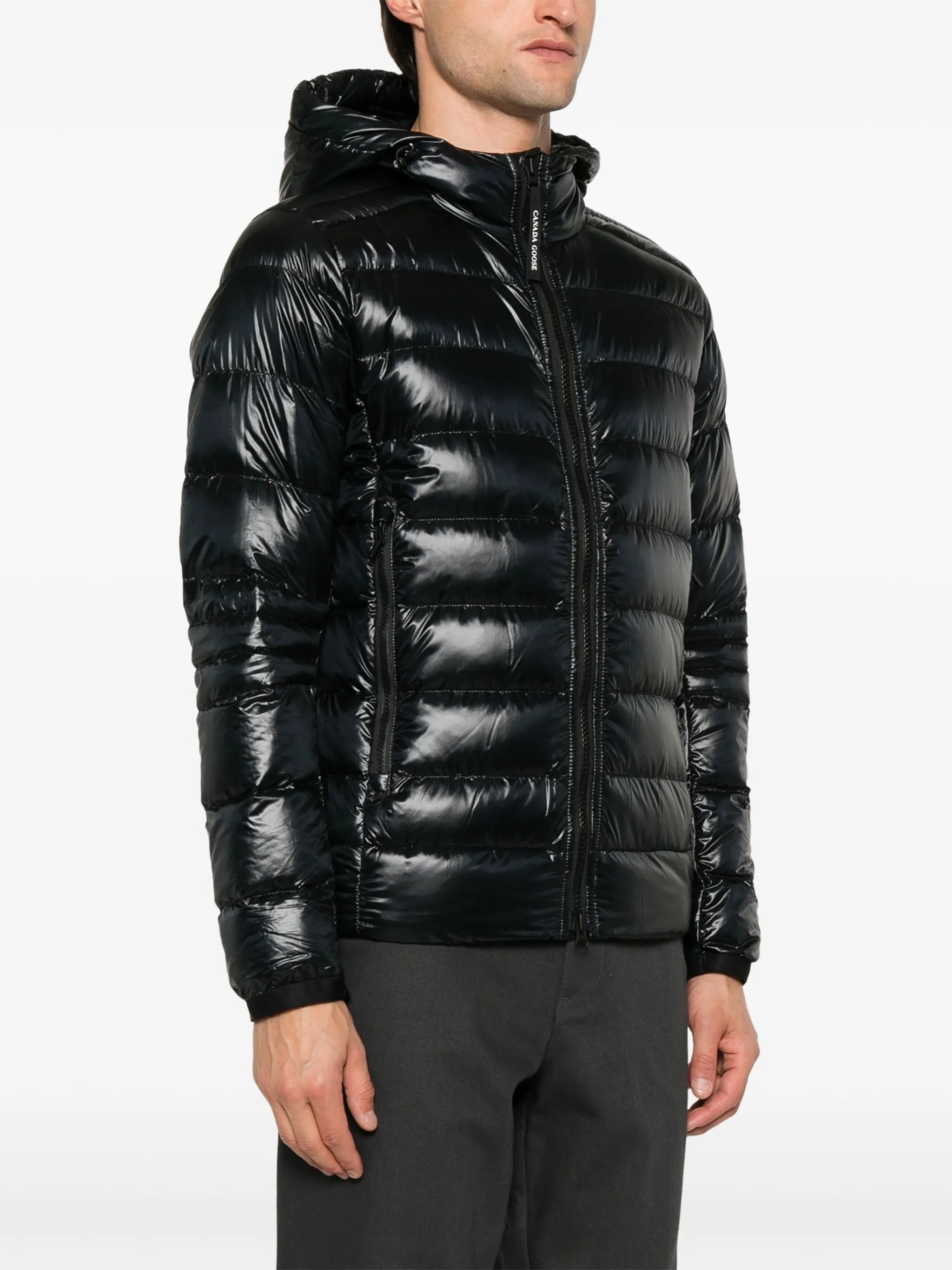 Crofton packable hooded jacket