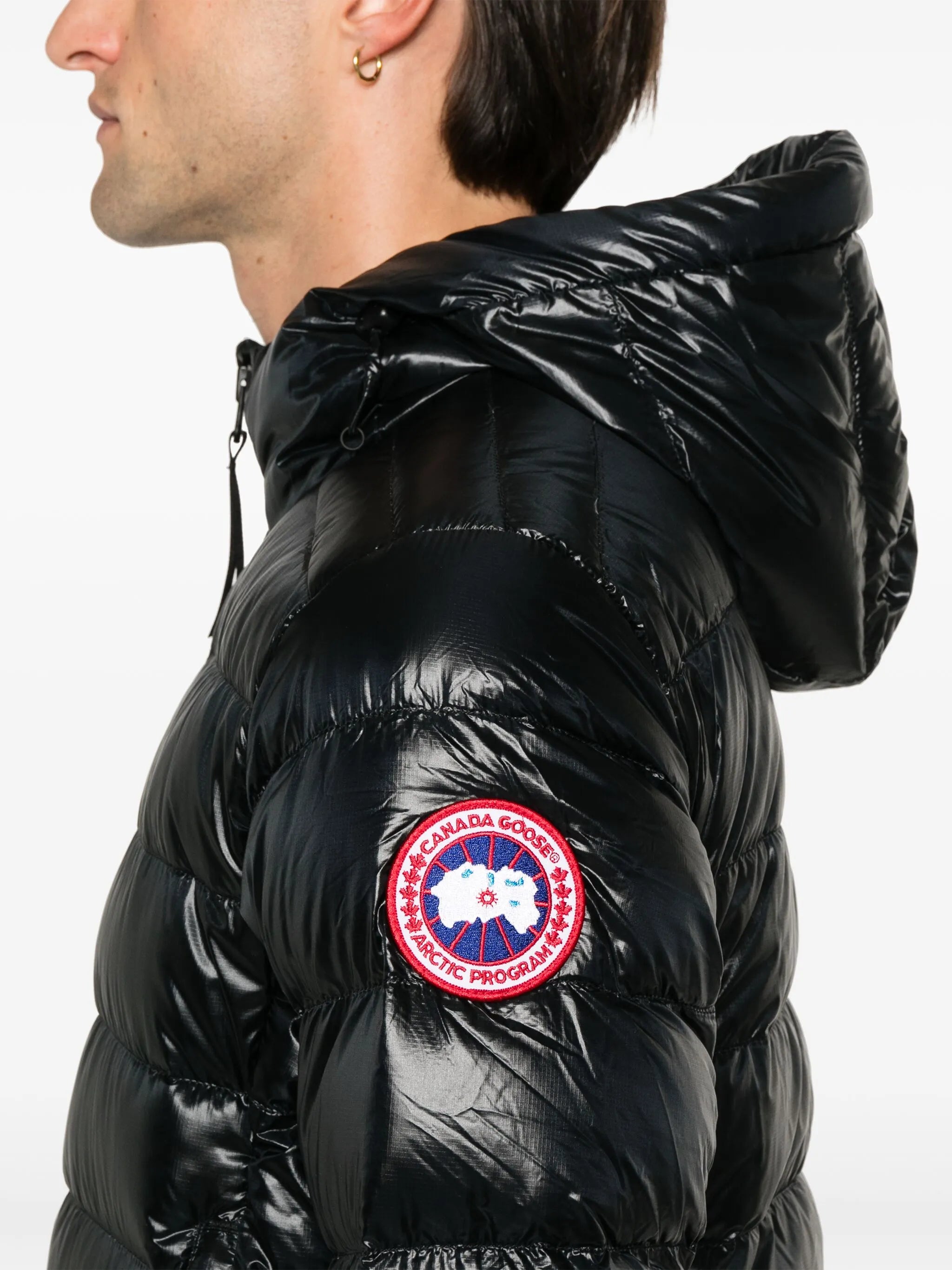 Crofton packable hooded jacket