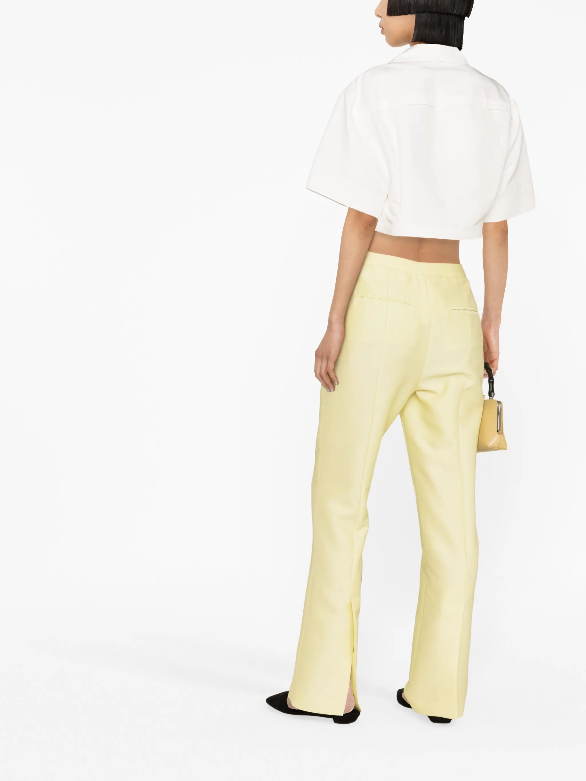 cropped short-sleeve shirt
