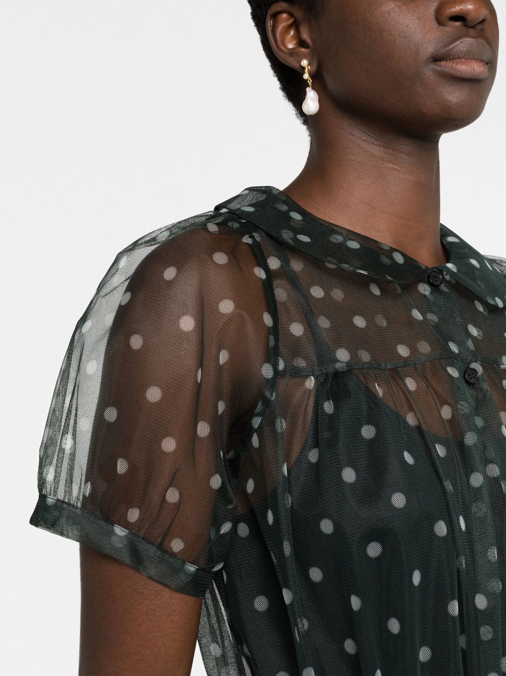 Sofia polka-dot tulle dress