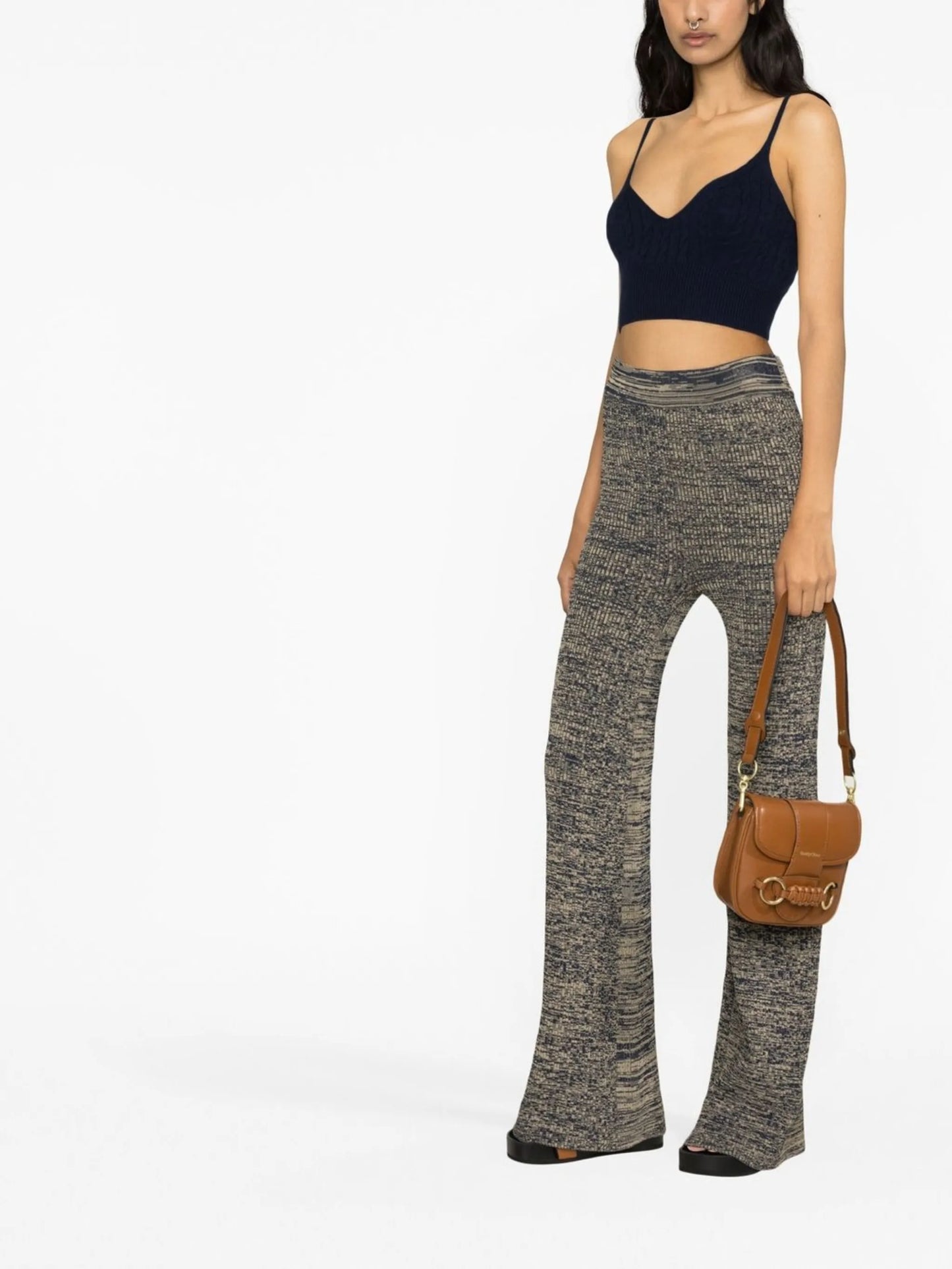 knitted cropped top