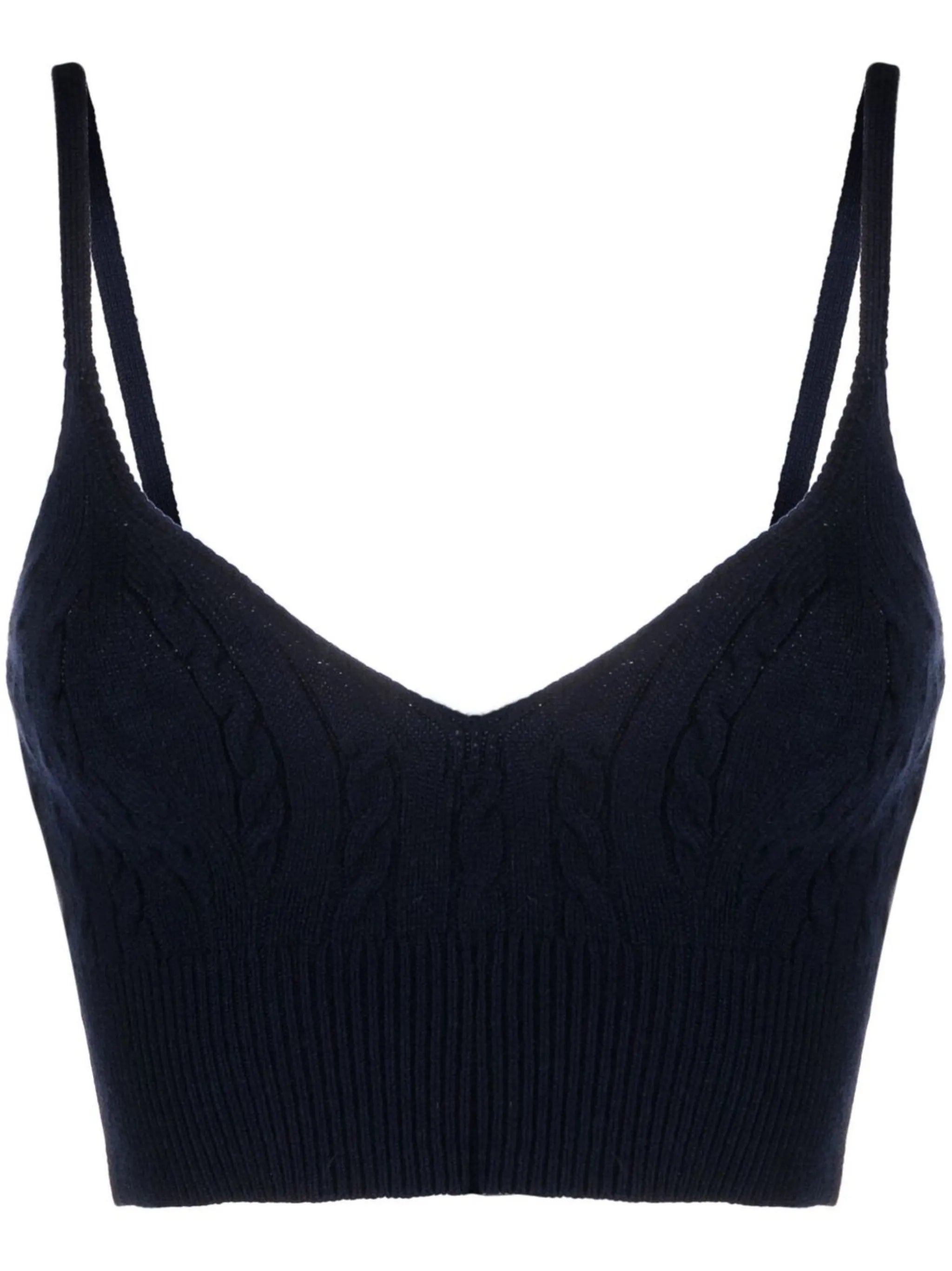 knitted cropped top