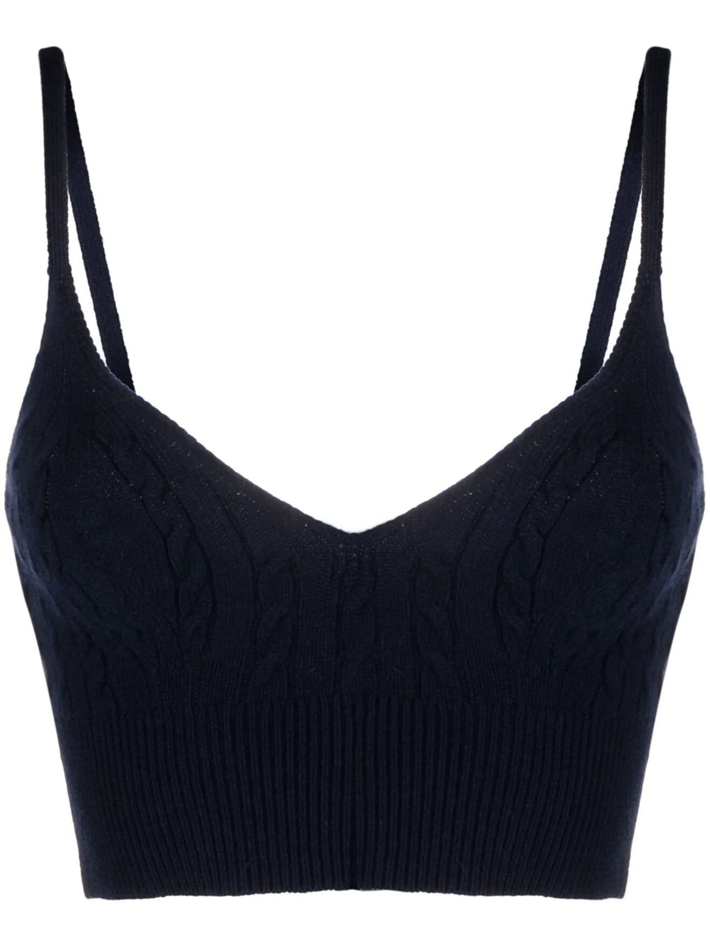 knitted cropped top