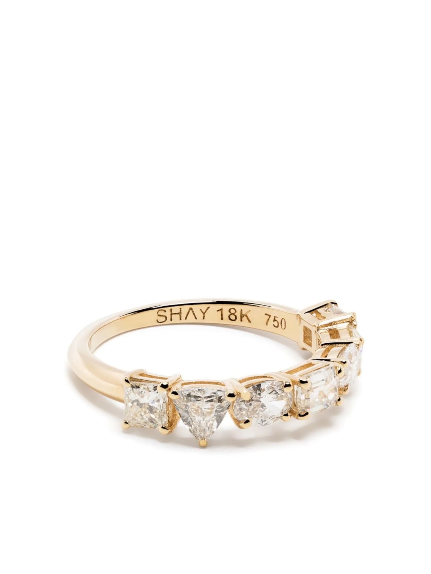 18kt yellow gold diamond eternity ring